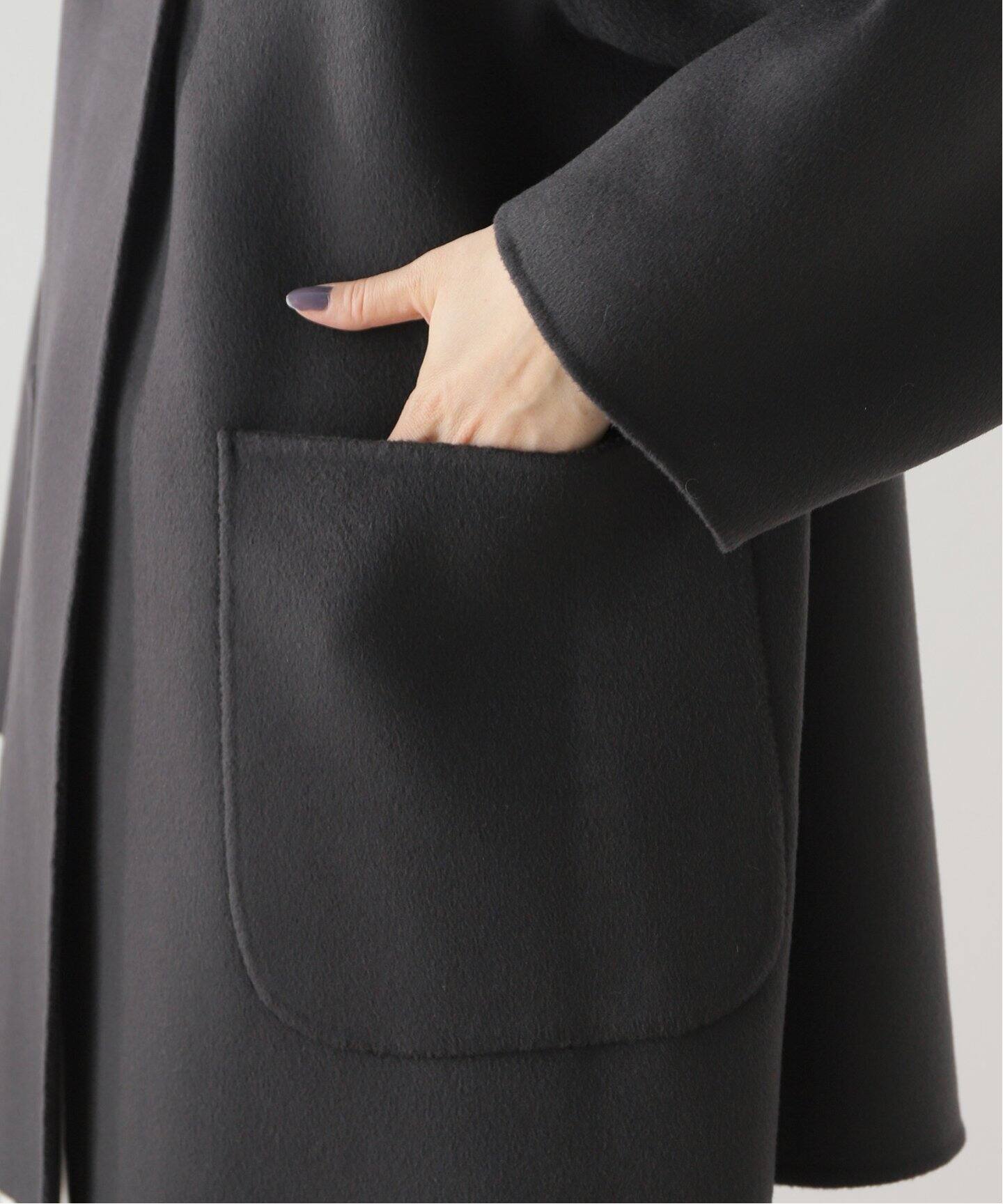 SUPER160 ダブルフェイスフードコート（その他ブルゾン／アウター  