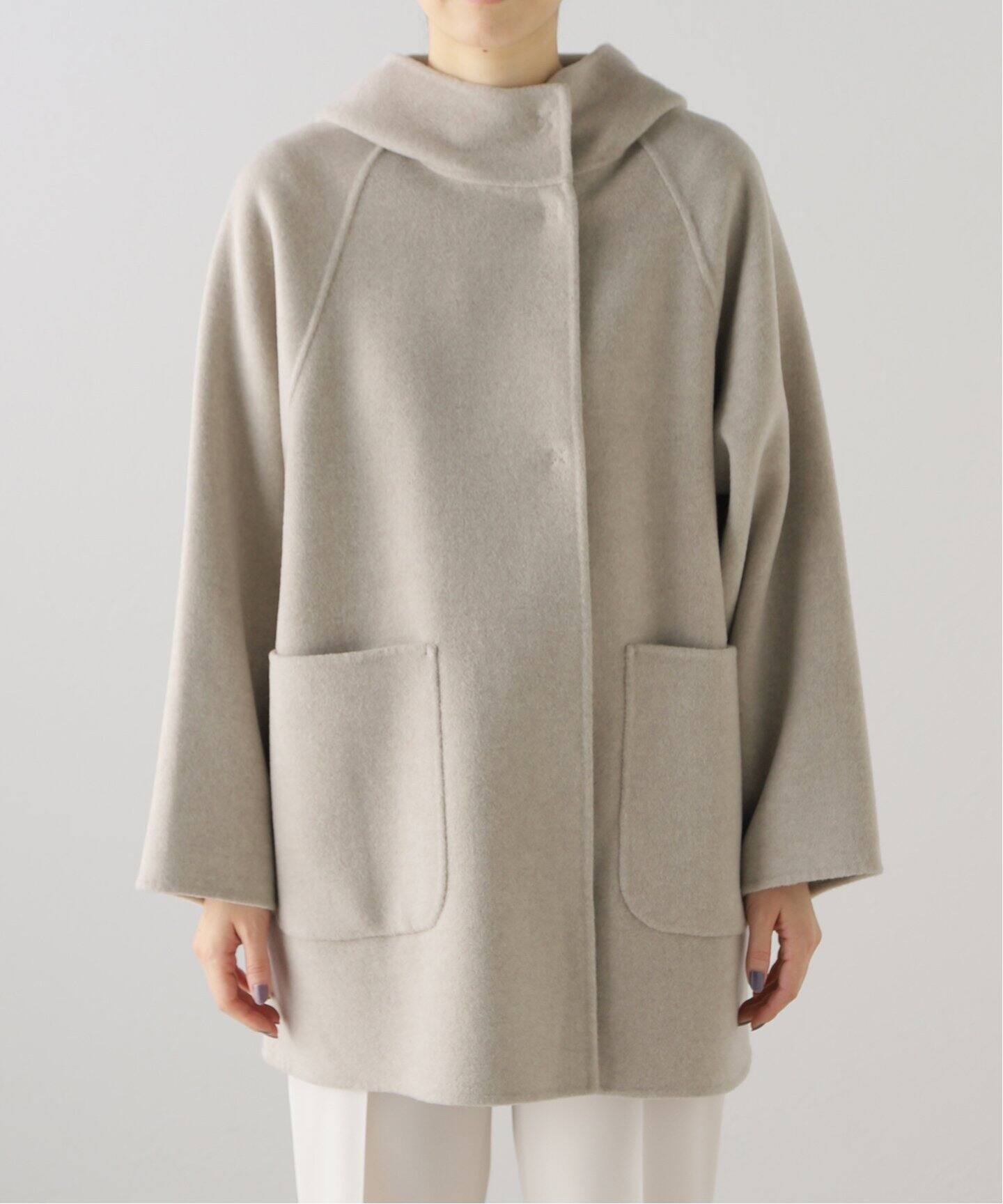 SUPER160 ダブルフェイスフードコート（その他ブルゾン／アウター  