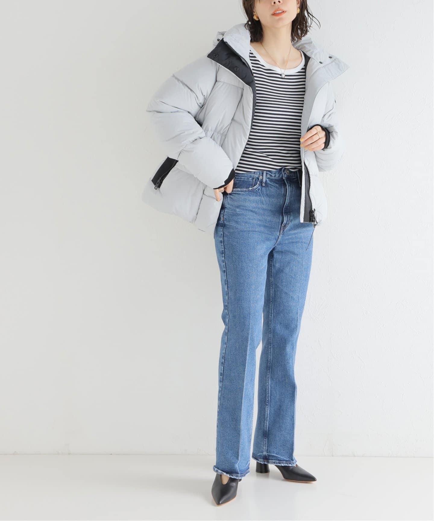 希少色カナダグース JUNCTION PARKA ダウンジャケットブルーL