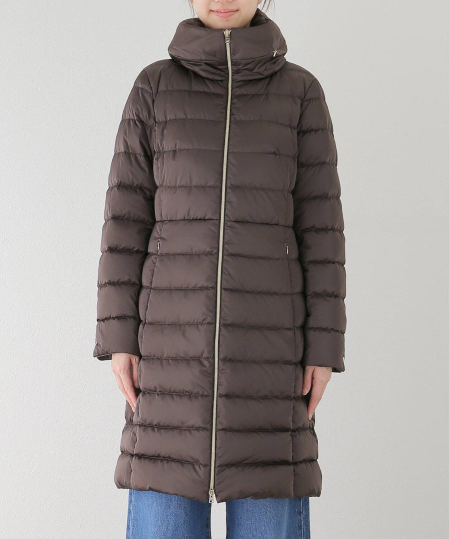 HERNO/ヘルノ】STAND COLLAR LONG DOWN ロングダウン（ダウン  