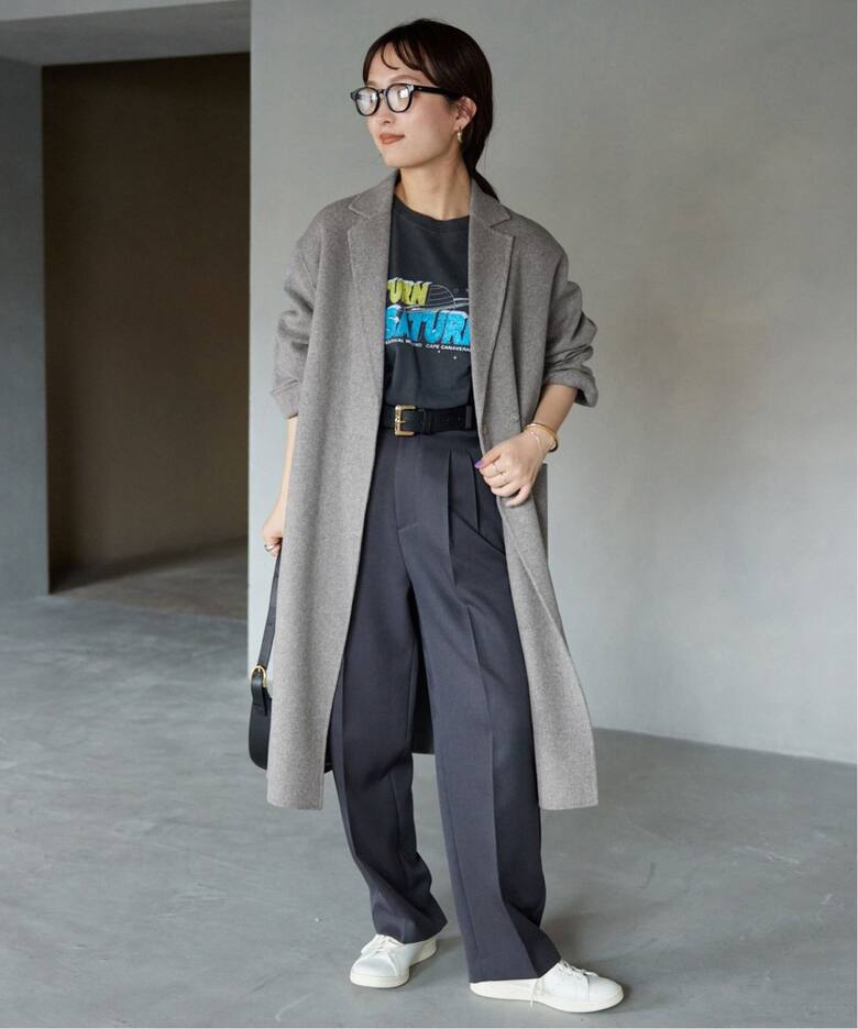 HAMILTONダブルフェイスロングチェスターコート（チェスターコート  