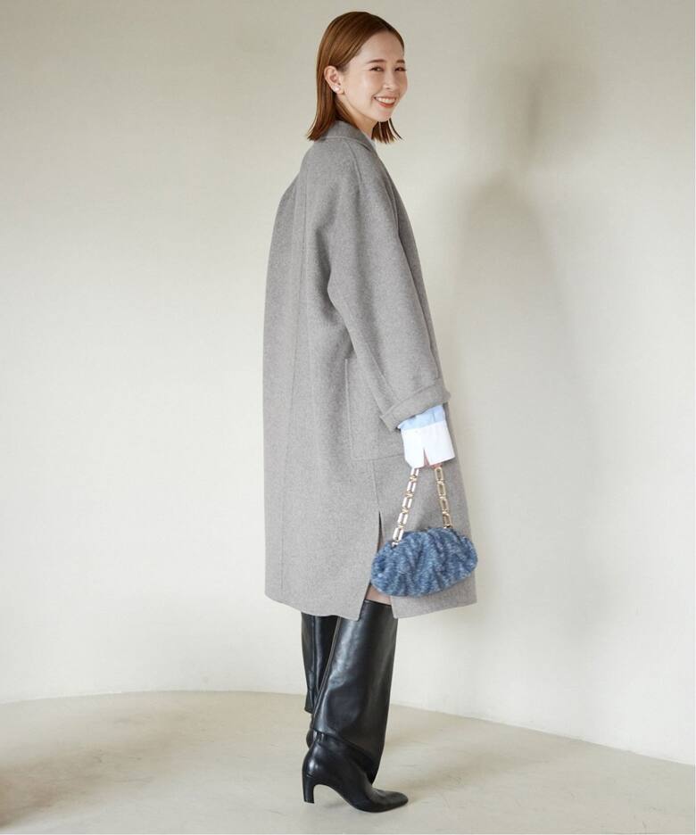 HAMILTONダブルフェイスロングチェスターコート（チェスターコート  