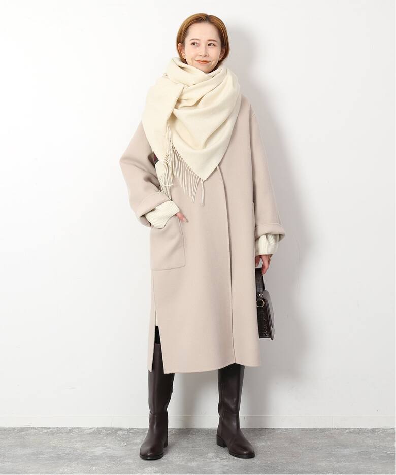 HAMILTONダブルフェイスロングチェスターコート（チェスターコート  