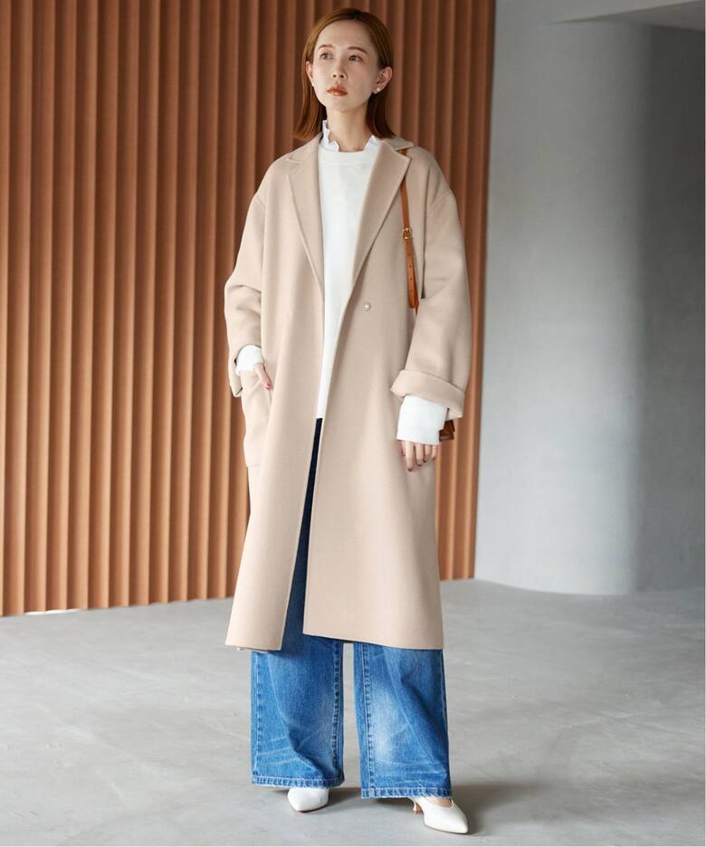 HAMILTONダブルフェイスロングチェスターコート（チェスターコート  