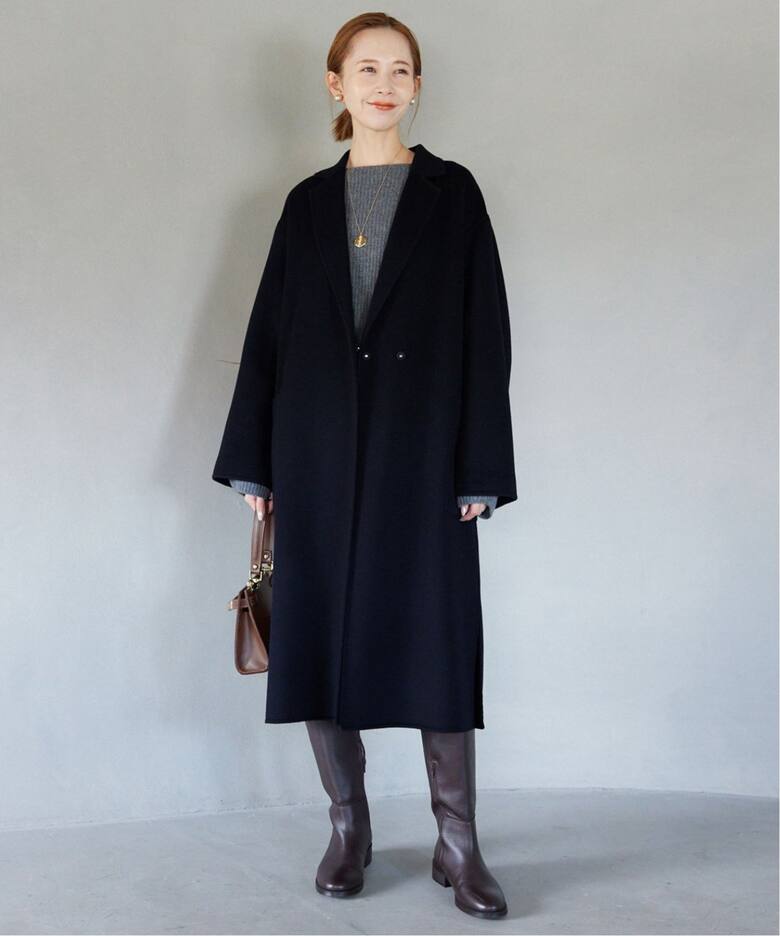 HAMILTONダブルフェイスロングチェスターコート（チェスターコート  