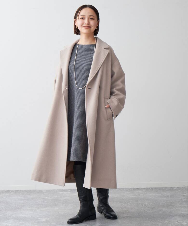 ECO WOOL ダブルブレストコート（チェスターコート）｜SLOBE IENA 