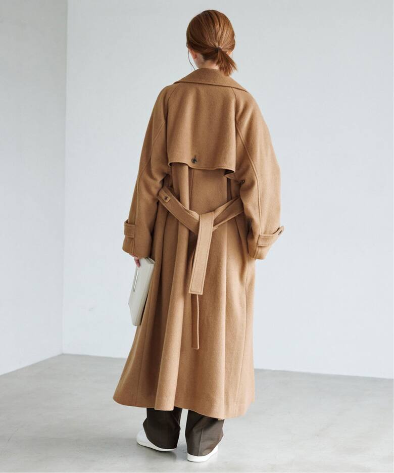 カシミヤ混ウールトレンチコート（その他ブルゾン／アウター  