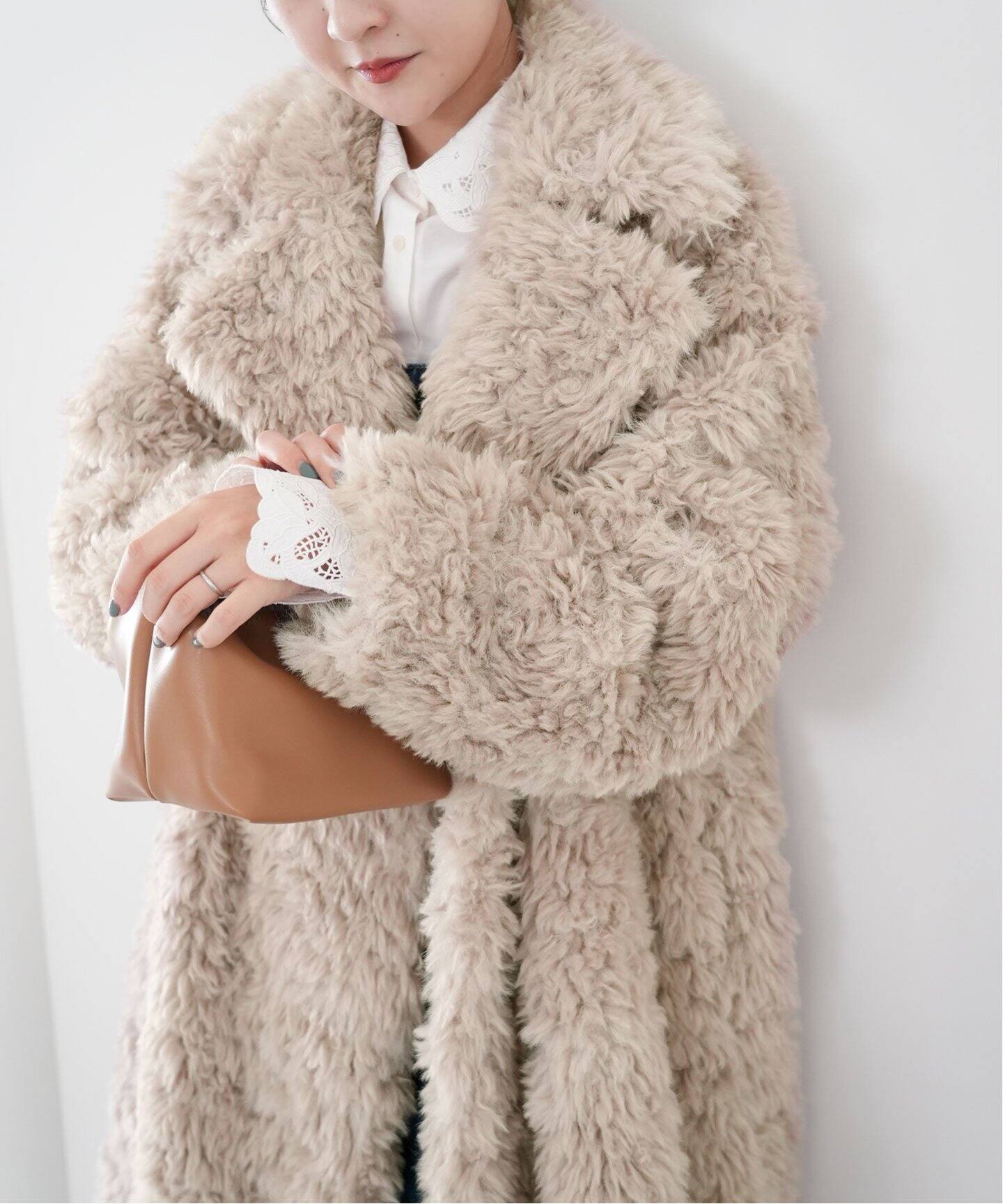 カーリングファーコート（その他ブルゾン／アウター）｜SLOBE IENA  