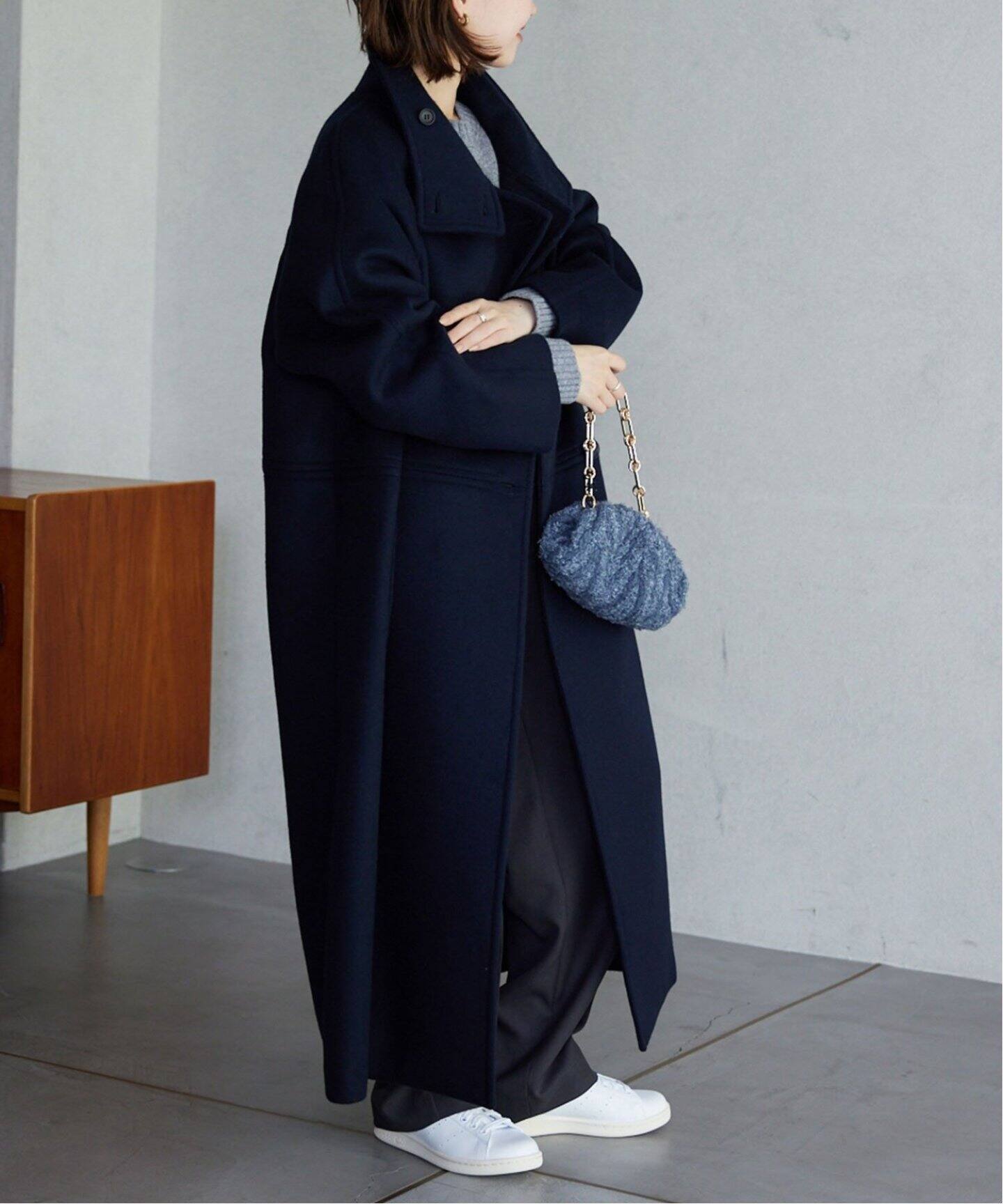 追加》スタンドコクーンコート（チェスターコート）｜SLOBE IENA  