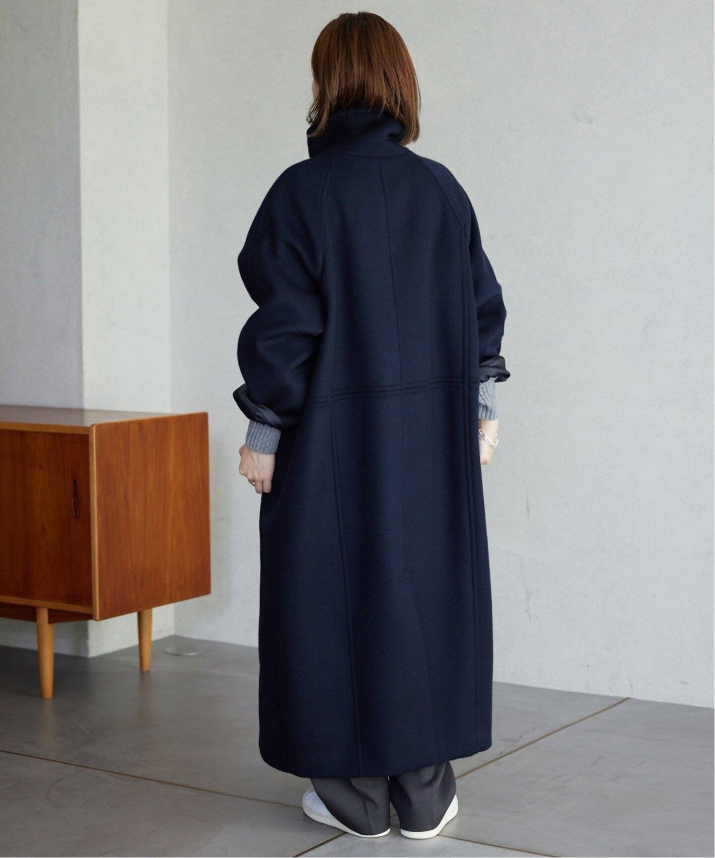 追加》スタンドコクーンコート（チェスターコート）｜SLOBE IENA  