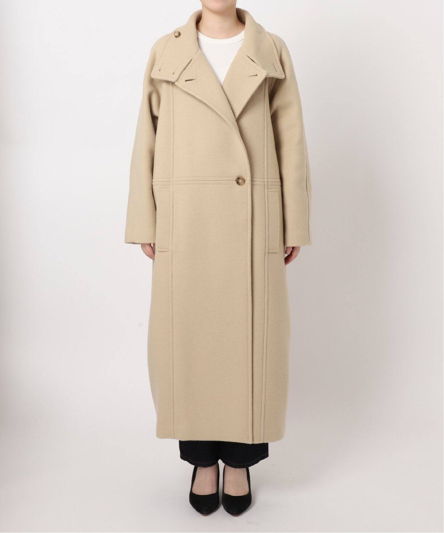 追加》スタンドコクーンコート（チェスターコート）｜SLOBE IENA  