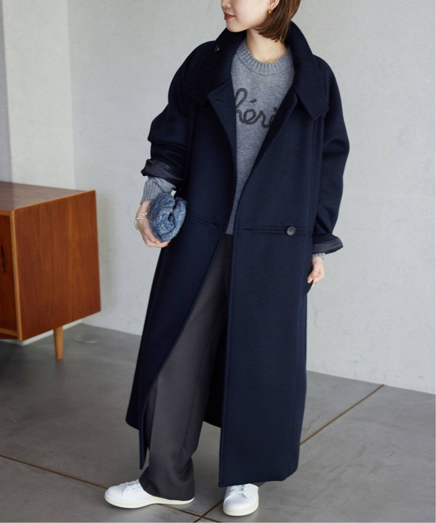 追加》スタンドコクーンコート（チェスターコート）｜SLOBE IENA  