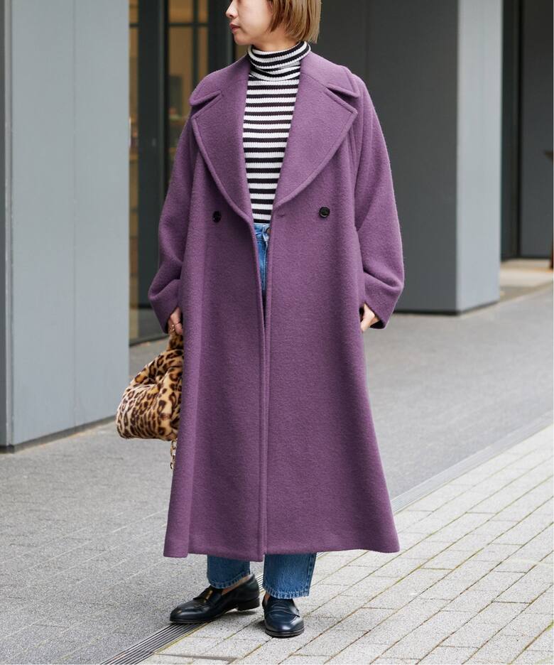 IENA LA BOUCLE ウールシャギーアルスターコート（その他ブルゾン 