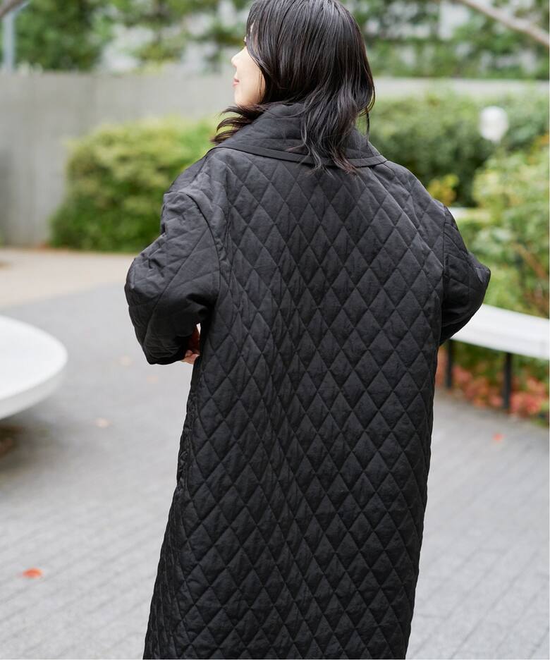 IENA LA BOUCLE ナイロンキルティングコート（中綿・キルティング 