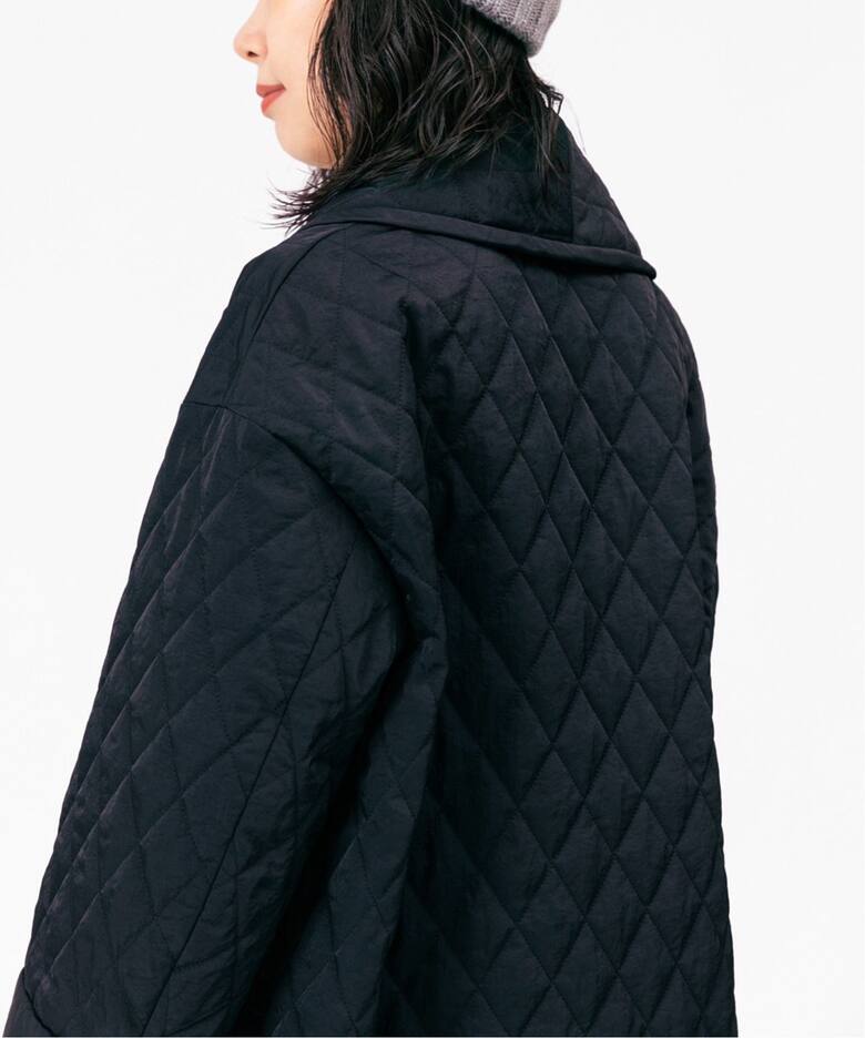 IENA LA BOUCLE ナイロンキルティングコート（中綿・キルティング 