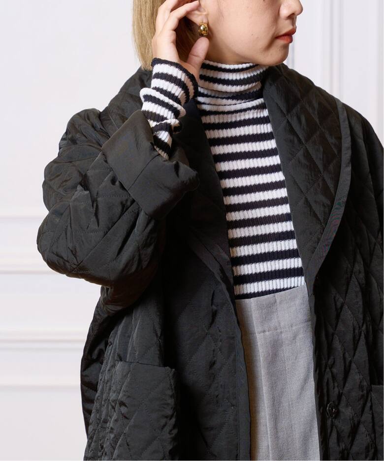IENA LA BOUCLE ナイロンキルティングコート（中綿・キルティング 