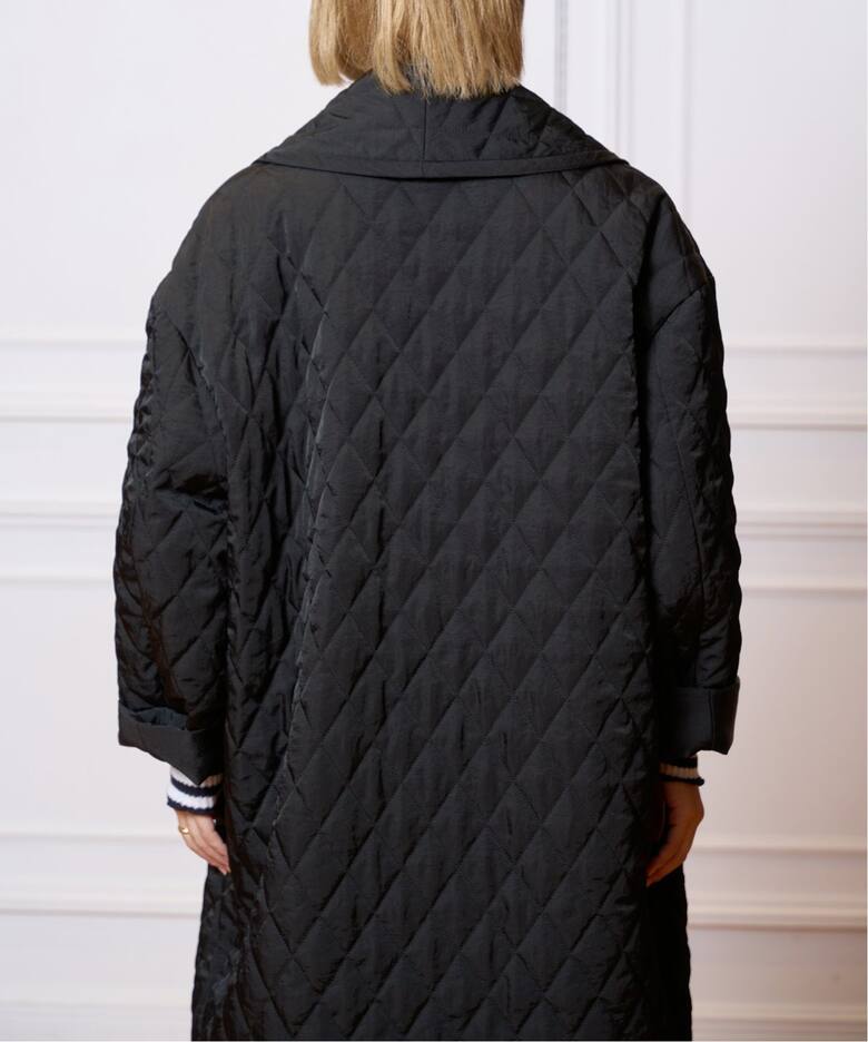 IENA LA BOUCLE ナイロンキルティングコート（中綿・キルティング  