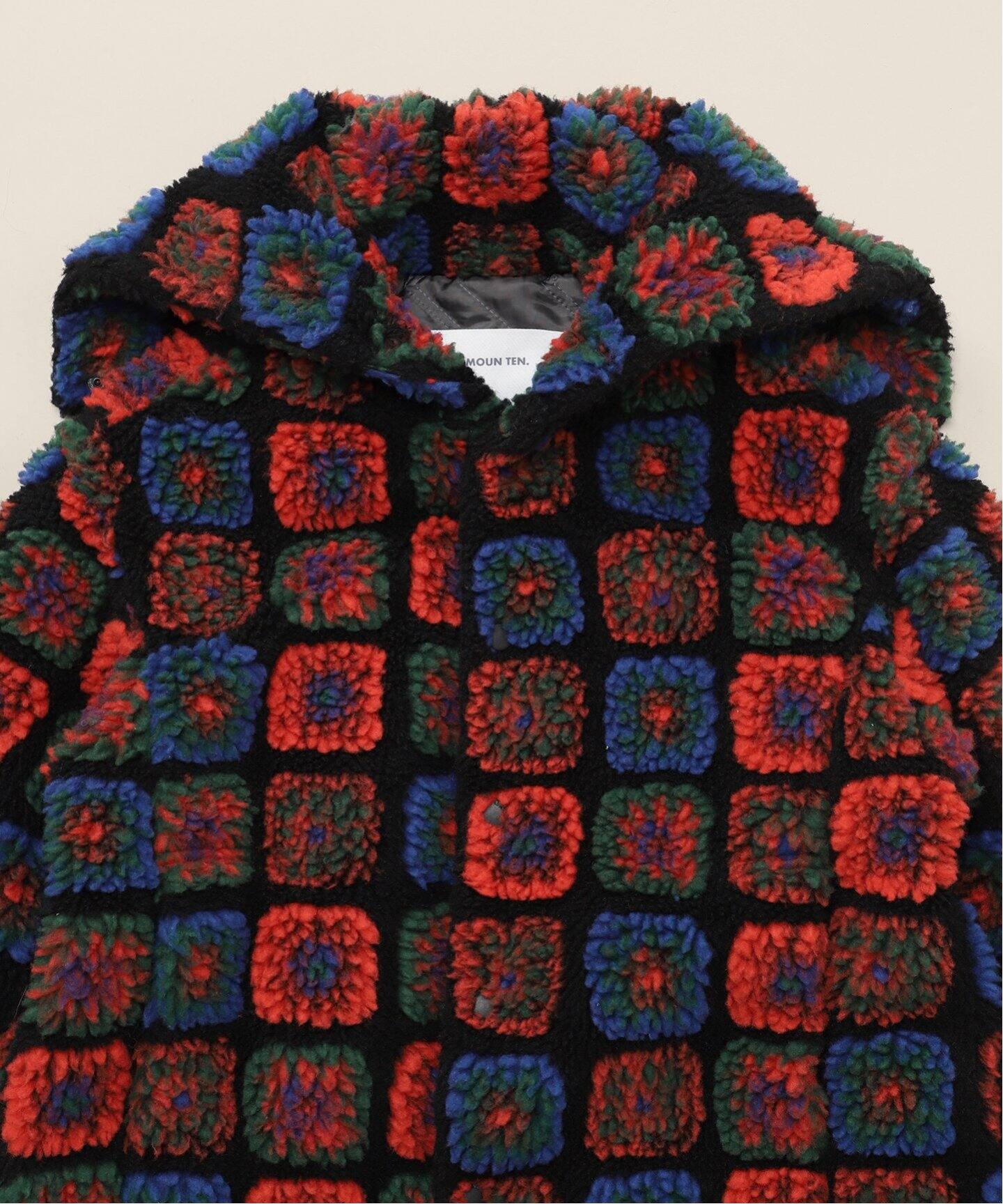 MOUN TEN. /マウンテン】 flower boa sailer hoodie kids（キッズ  