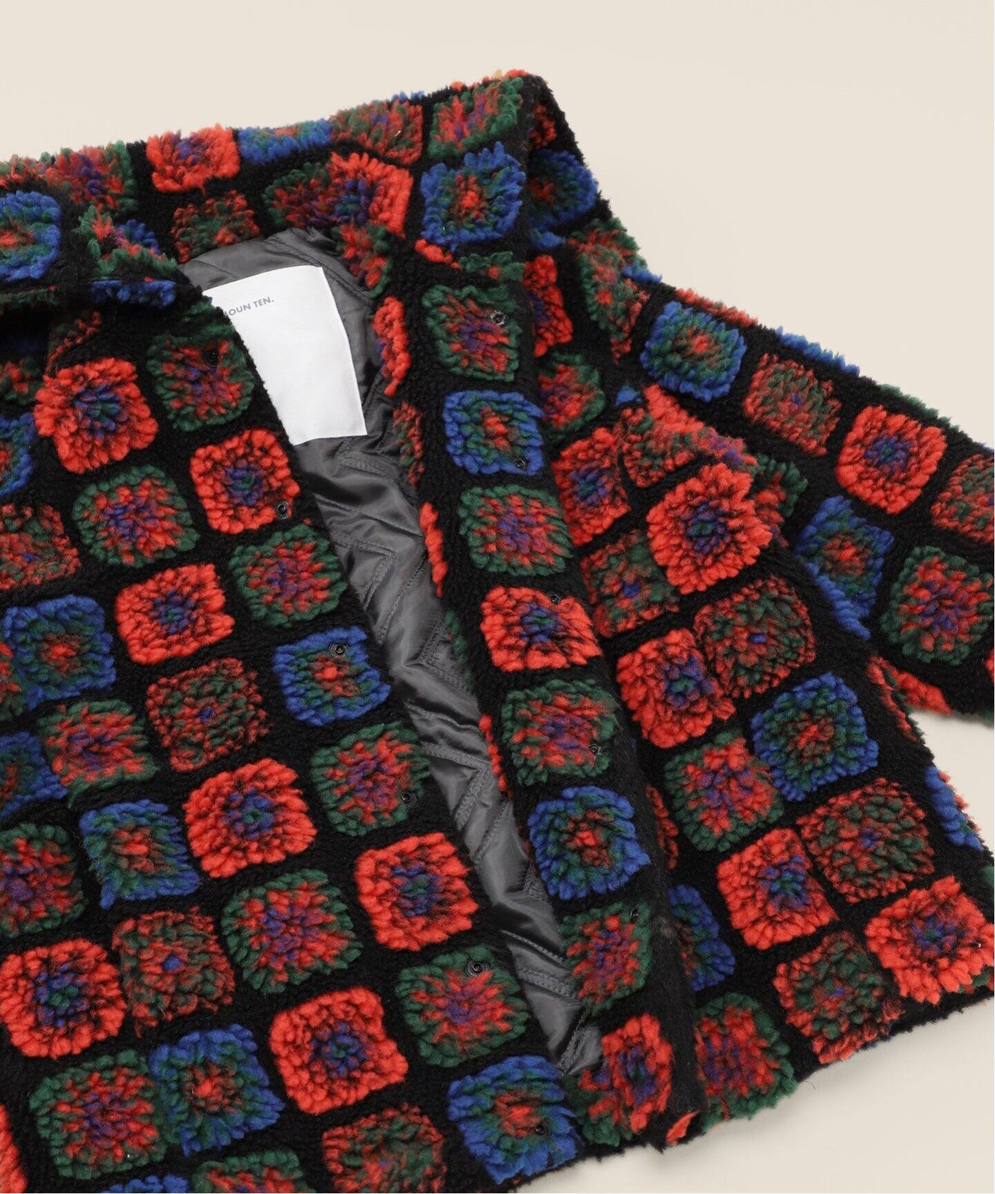 MOUN TEN. /マウンテン】 flower boa sailer hoodie kids（キッズ 