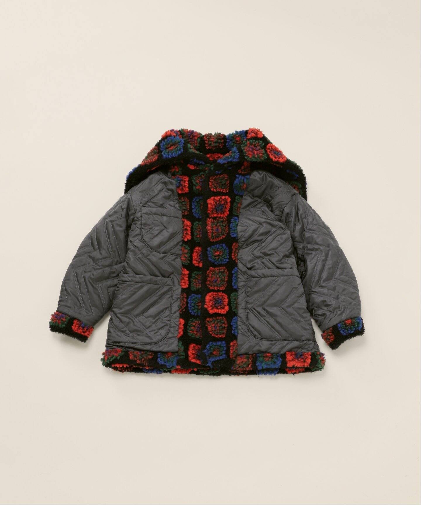 MOUN TEN. /マウンテン】 flower boa sailer hoodie kids（キッズ  