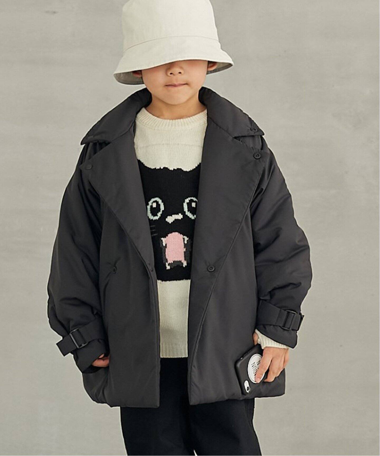 MOUN TEN. /マウンテン】 air half coat kids(110cm-140cm)（キッズ  