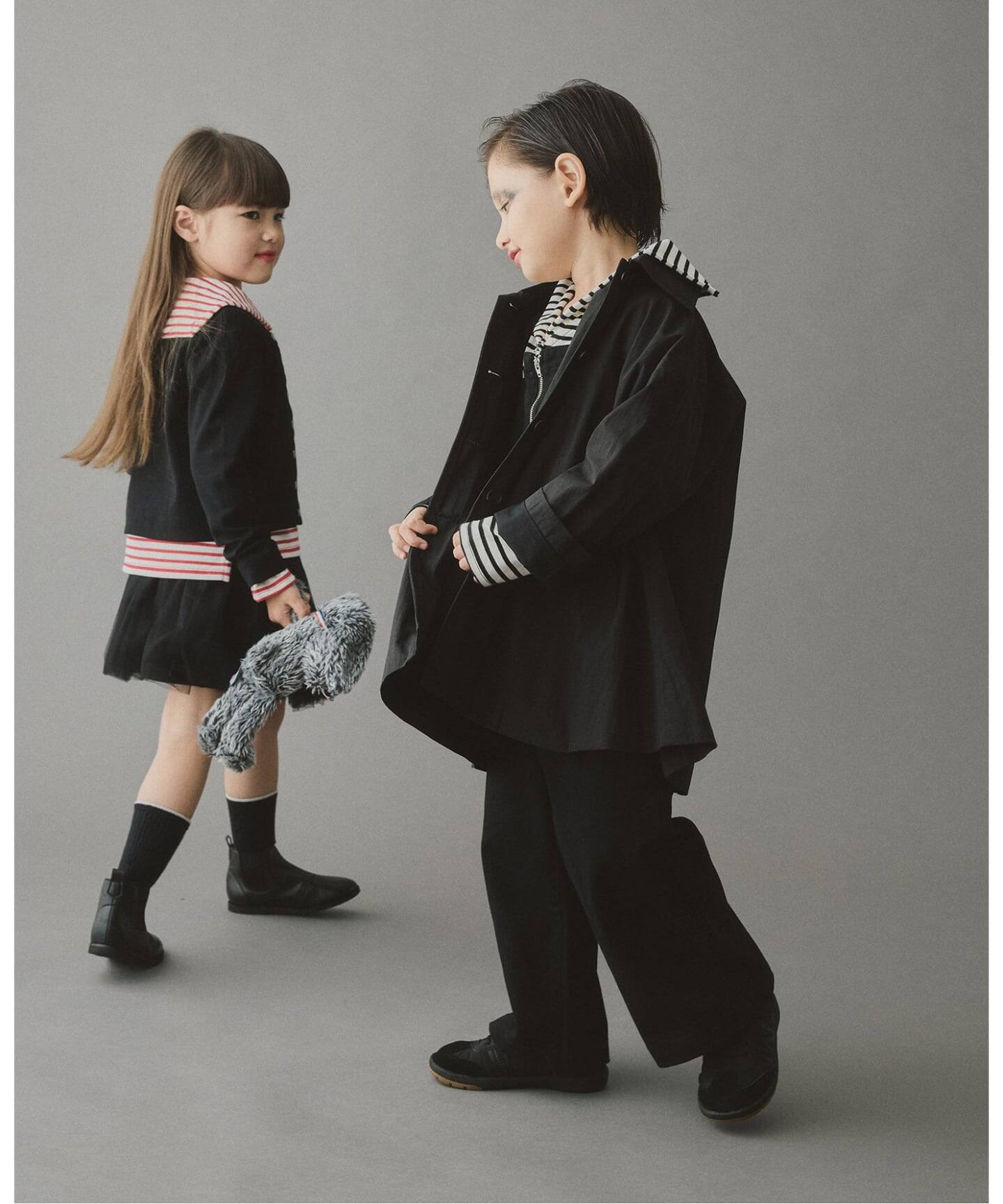 BUB/バブ】 別注ステンカラーハーフコート kids（キッズウェア）｜IENA