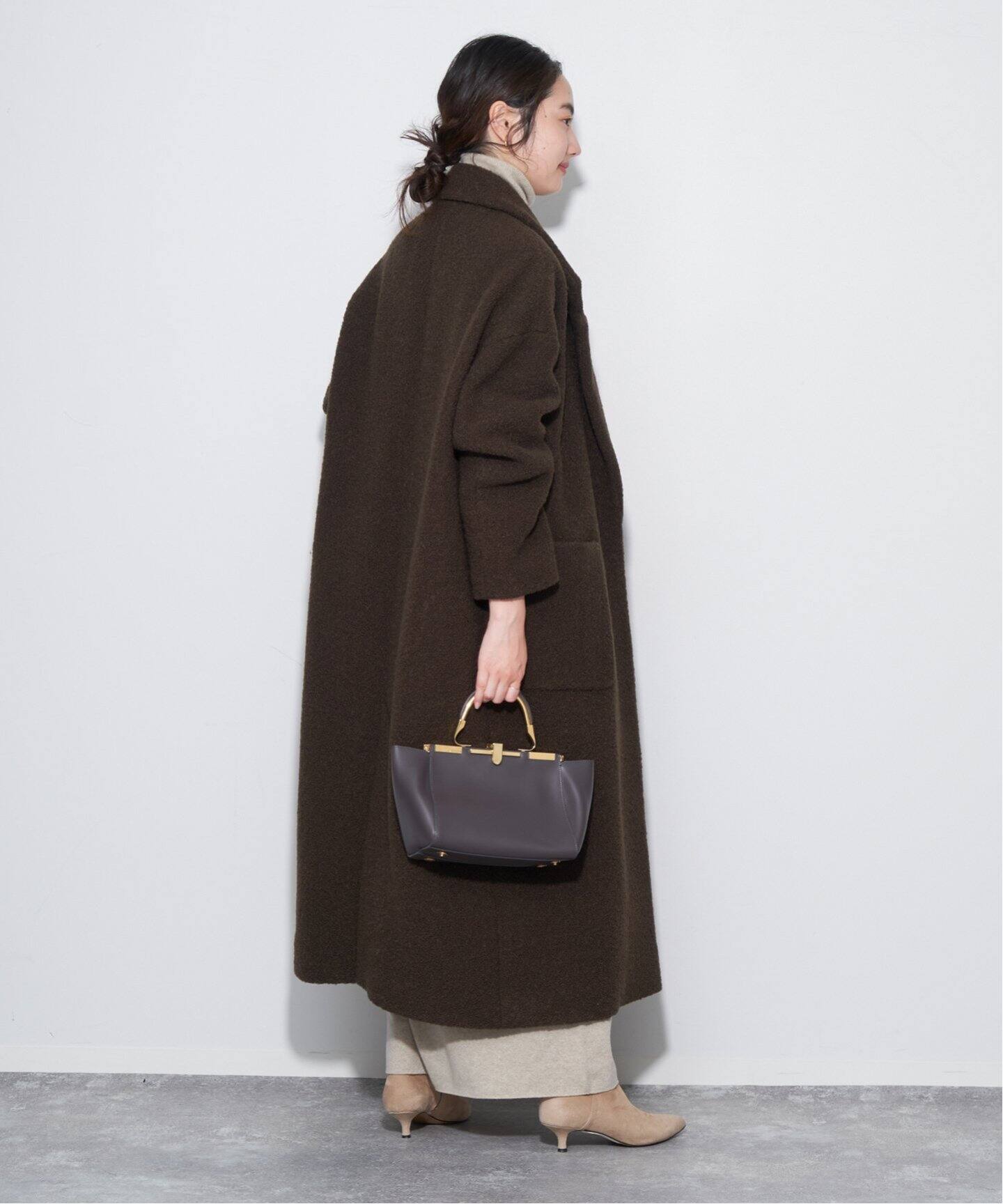 Boucle オーバーサイズロング コート（その他ブルゾン／アウター 