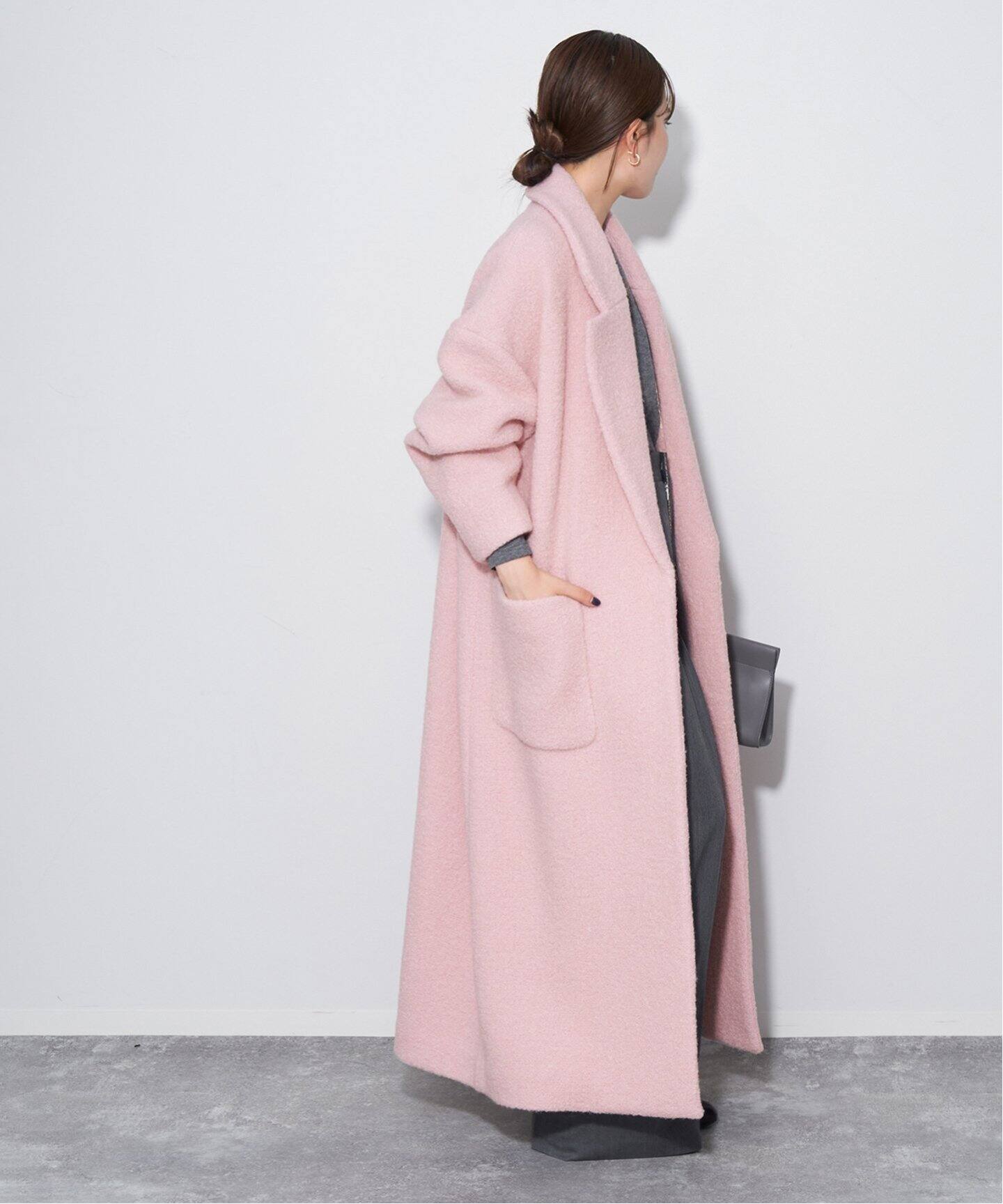 Boucle オーバーサイズロング コート（その他ブルゾン／アウター  