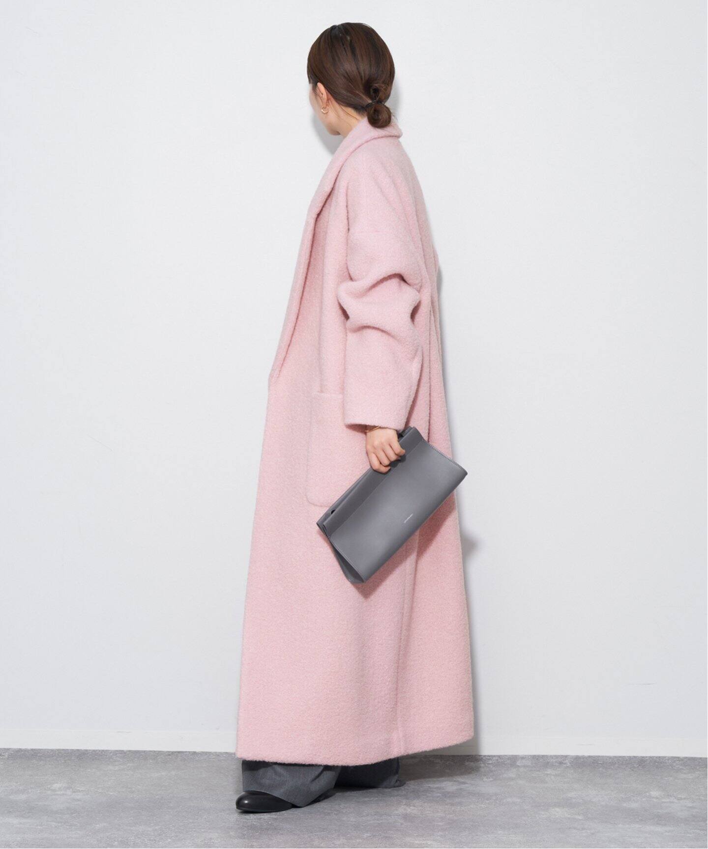 Boucle オーバーサイズロング コート（その他ブルゾン／アウター  