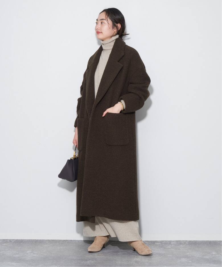 Boucle オーバーサイズロング コート（その他ブルゾン／アウター  