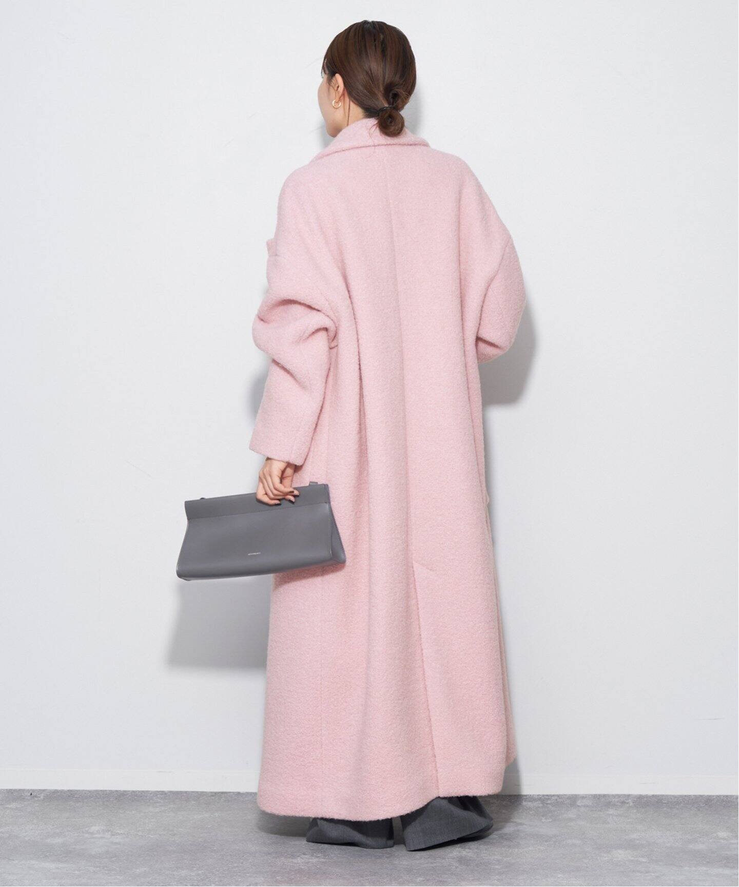 Boucle オーバーサイズロング コート（その他ブルゾン／アウター  