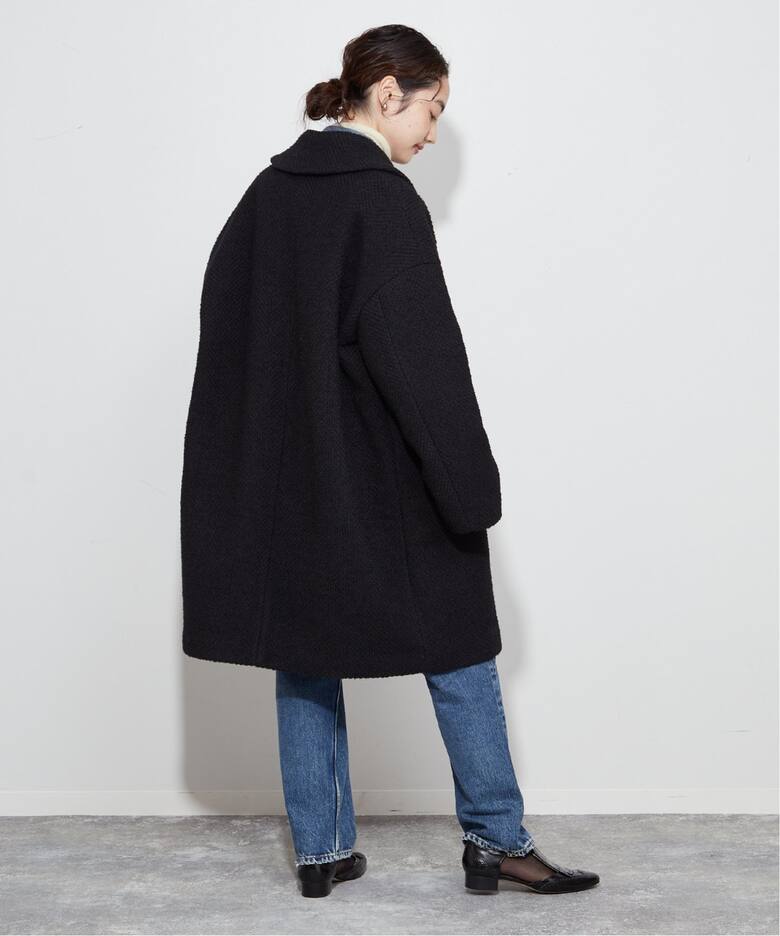 GIOLICA ヘリンボン コクーンコート（その他ブルゾン／アウター  