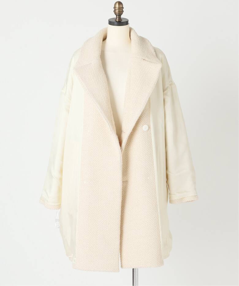 GIOLICA ヘリンボン コクーンコート（その他ブルゾン／アウター  