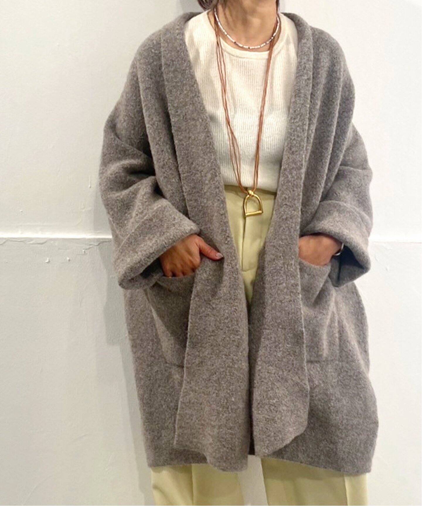 LAUREN MANOOGIAN/ローレン マヌージアン】 DOUBLE FACE WIDE コート  