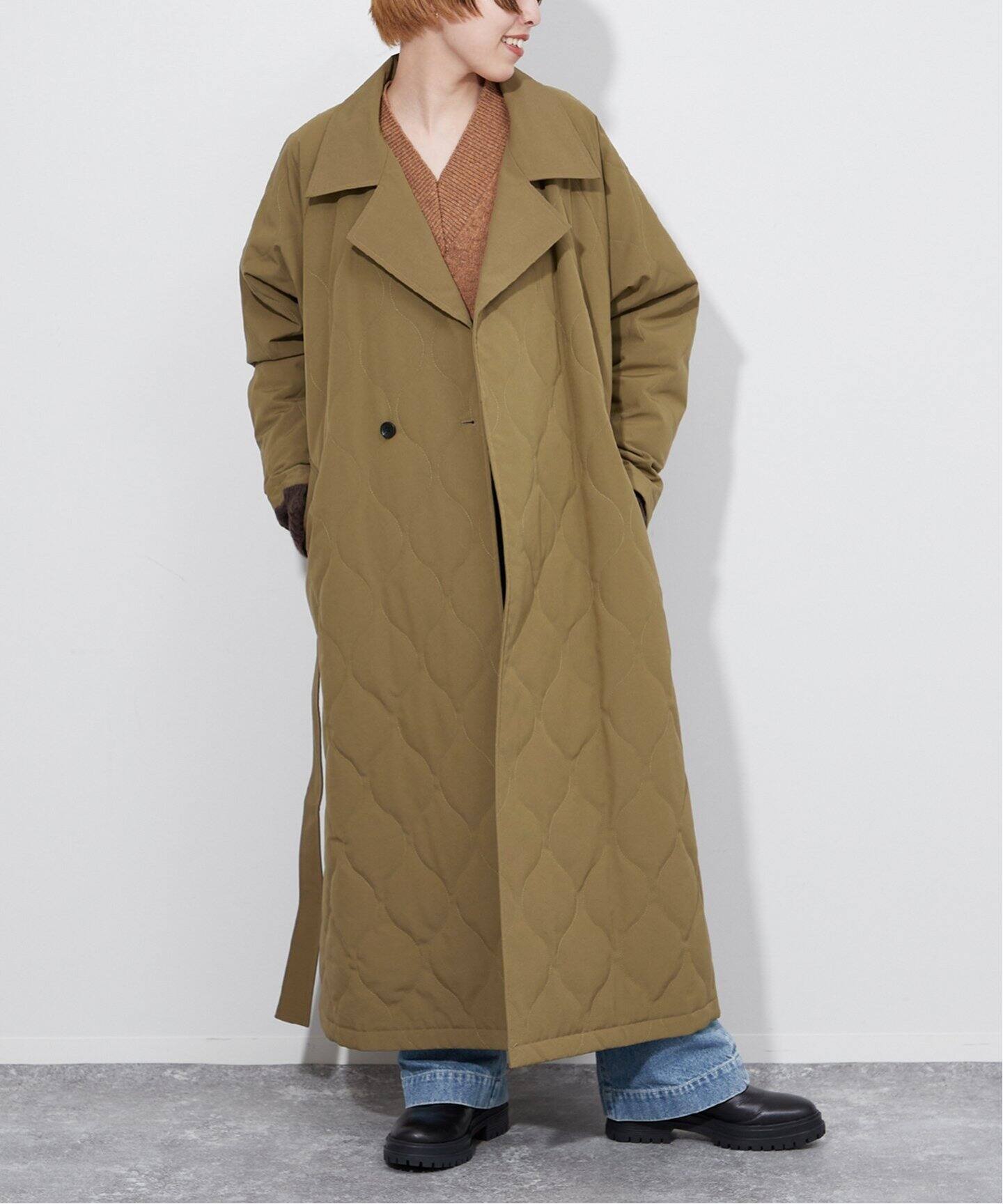 VACHEMENT/ヴァシュモン】 QUILT トレンチコート（トレンチコート  