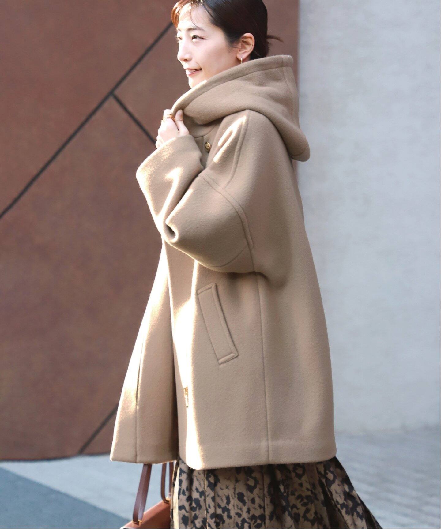 キウイラムフード付きコート（フードコート）｜VERMEIL par iena  