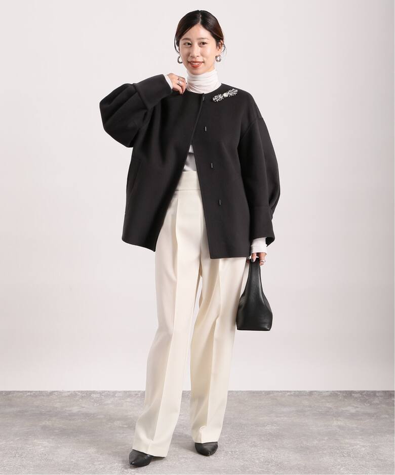 Super160 リバー バルーン袖 コート（その他ブルゾン／アウター  