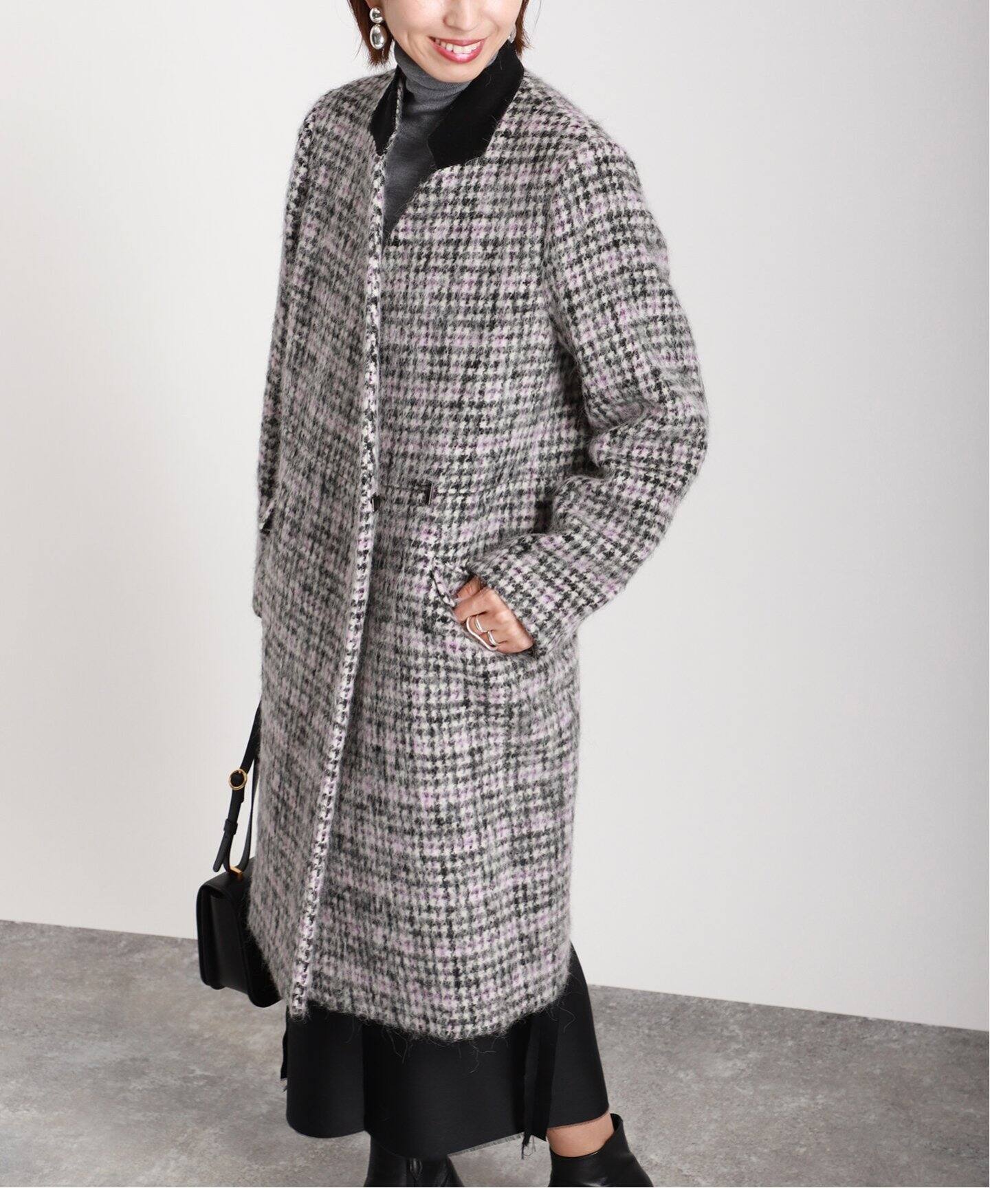 woolアルパカシャギーコート（その他ブルゾン／アウター）｜VERMEIL  