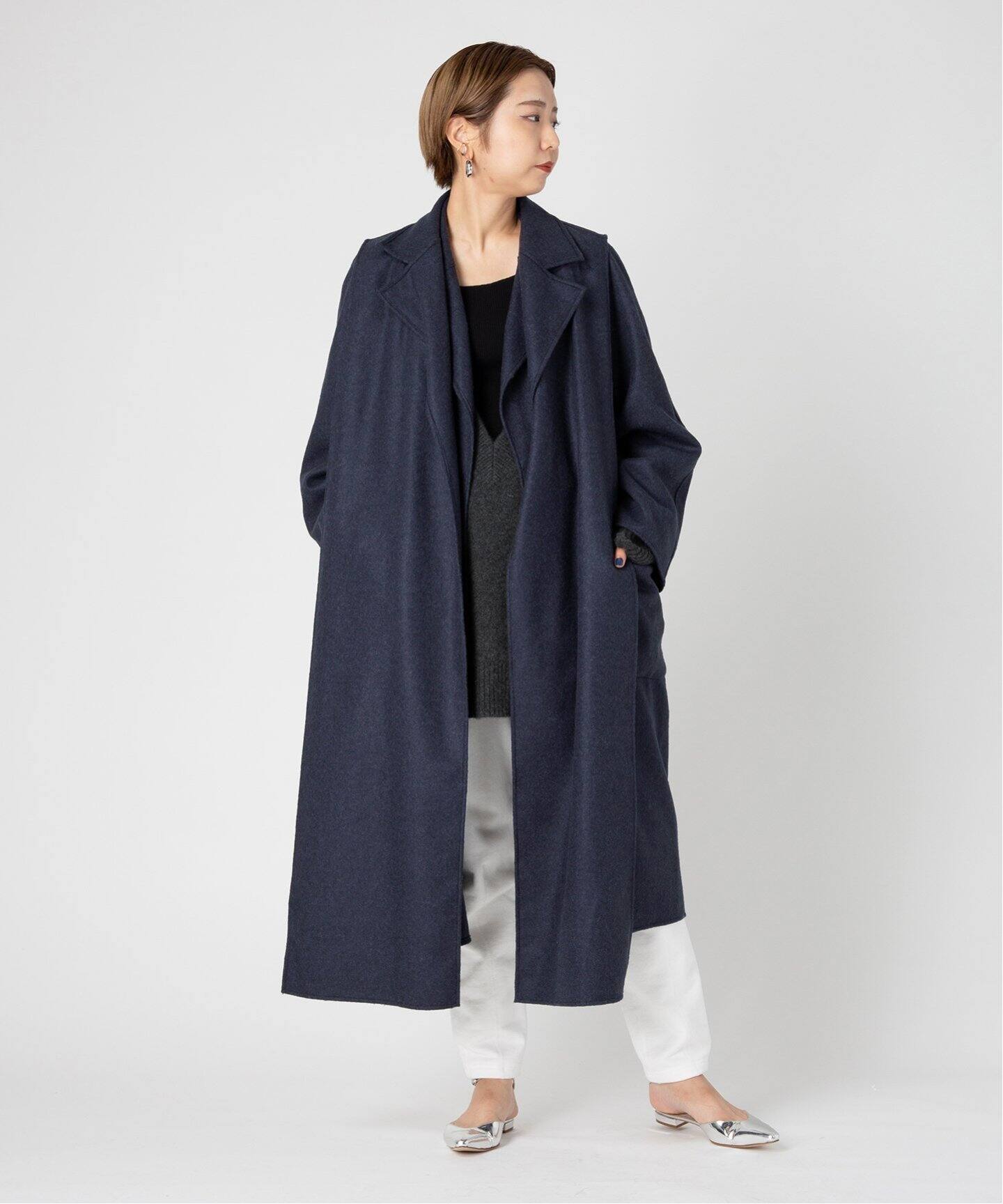 INSCRIRE/アンスクリア】Wool コート（その他ブルゾン／アウター  