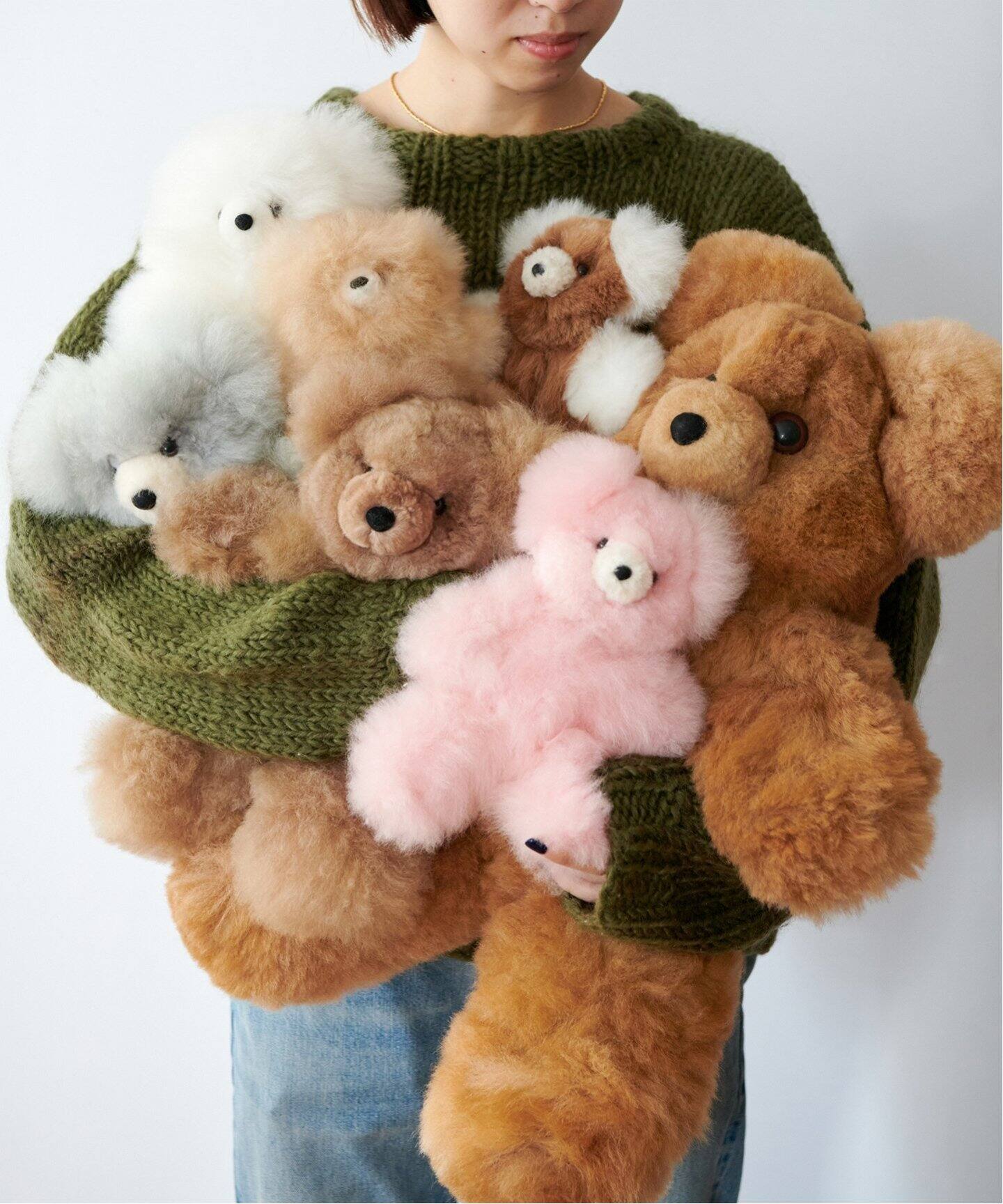 BABY ALPACA BEAR ベビー アルパカ ベア 20cm ぬいぐるみ（フォト 