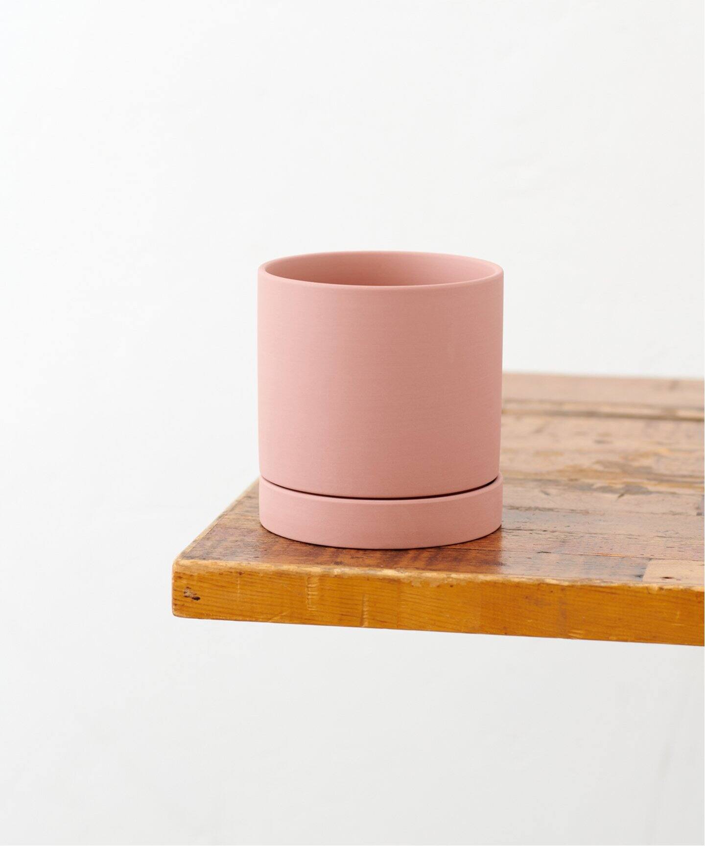POT SET REAR ソーサー付き ポット 鉢（フラワーベース／グリーン