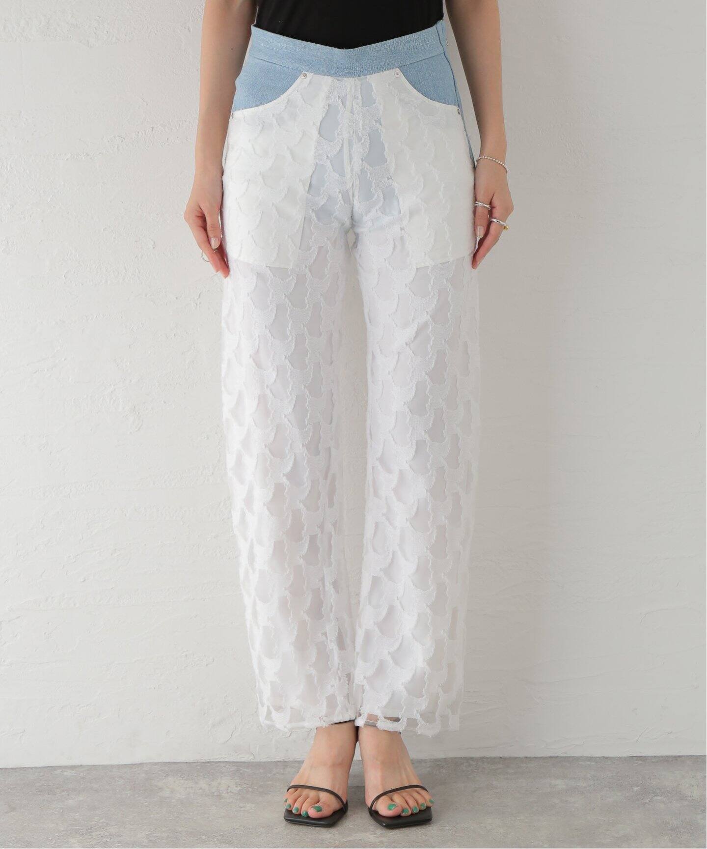 MASU / エムエーエスユー】ANGEL LACE JEANS：パンツ（その他パンツ 