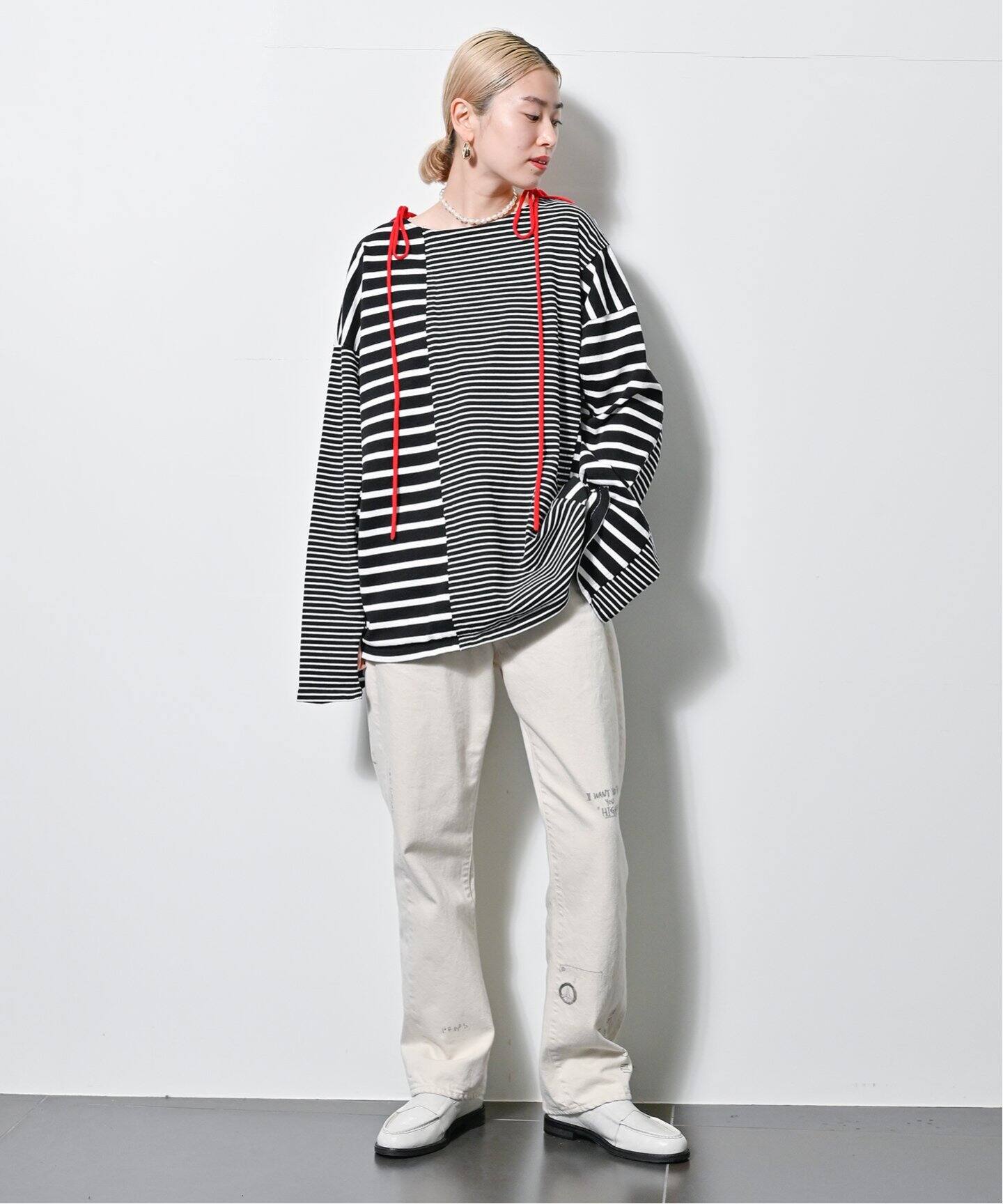 KURO/クロ】CARVER OFF WHITE VW002：デニムパンツ（デニムパンツ 