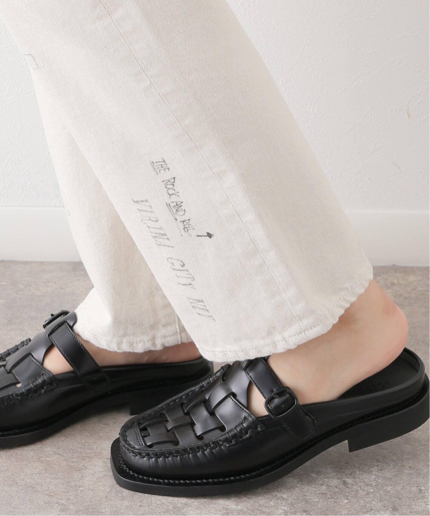 KURO/クロ】CARVER OFF WHITE VW002：デニムパンツ（デニムパンツ 