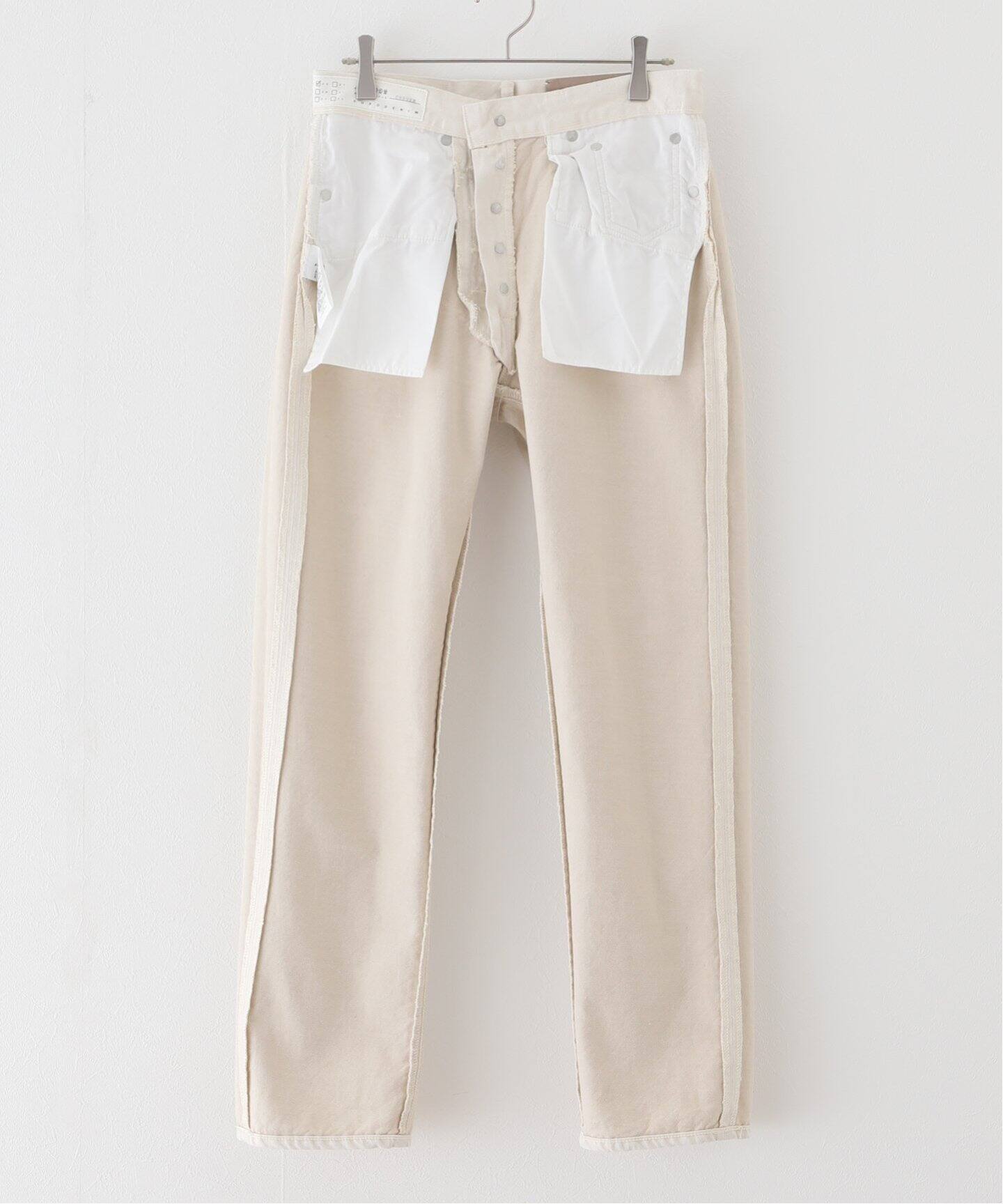 KURO/クロ】CARVER OFF WHITE VW002：デニムパンツ（デニムパンツ 