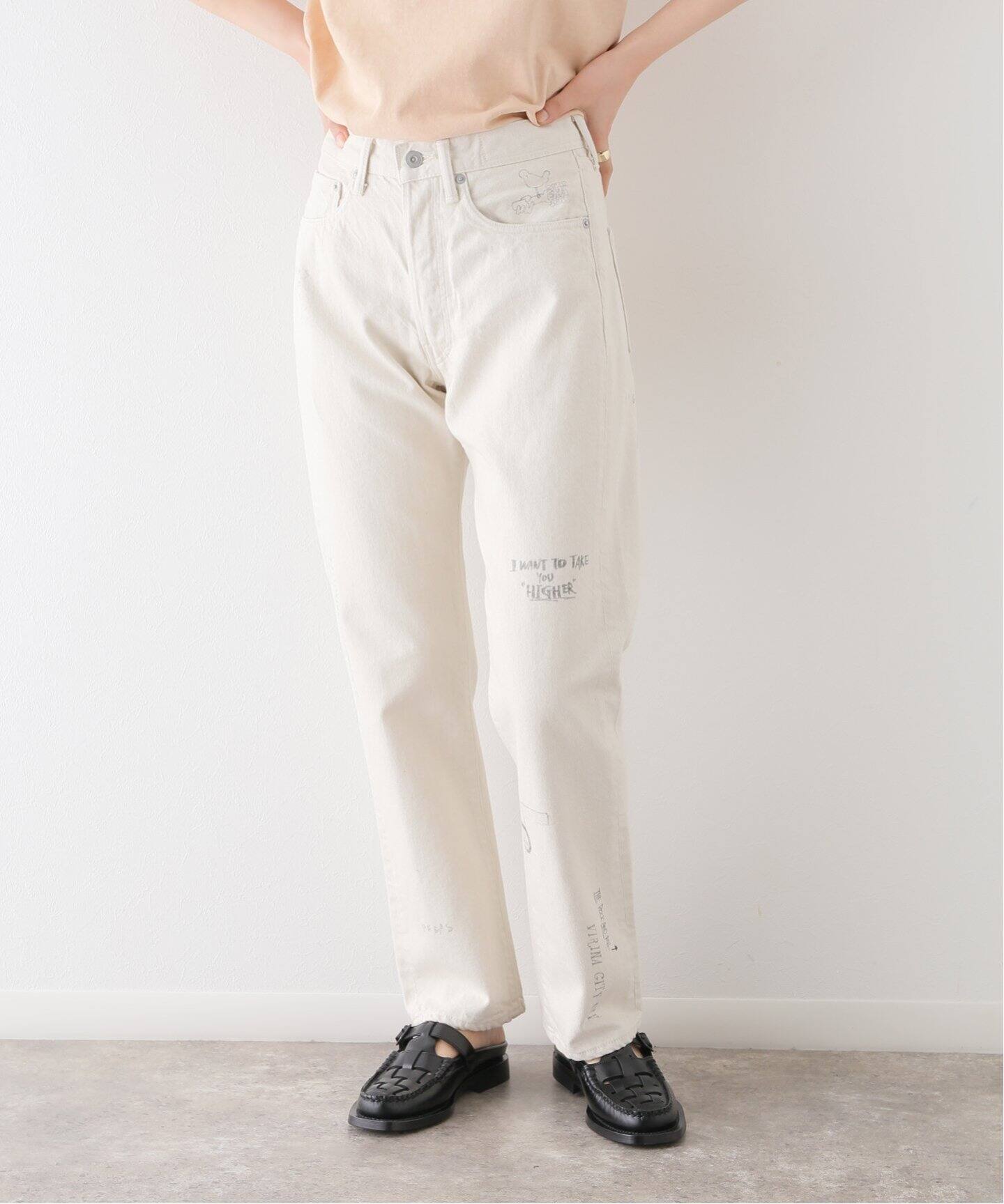 KURO/クロ】CARVER OFF WHITE VW002：デニムパンツ（デニムパンツ 