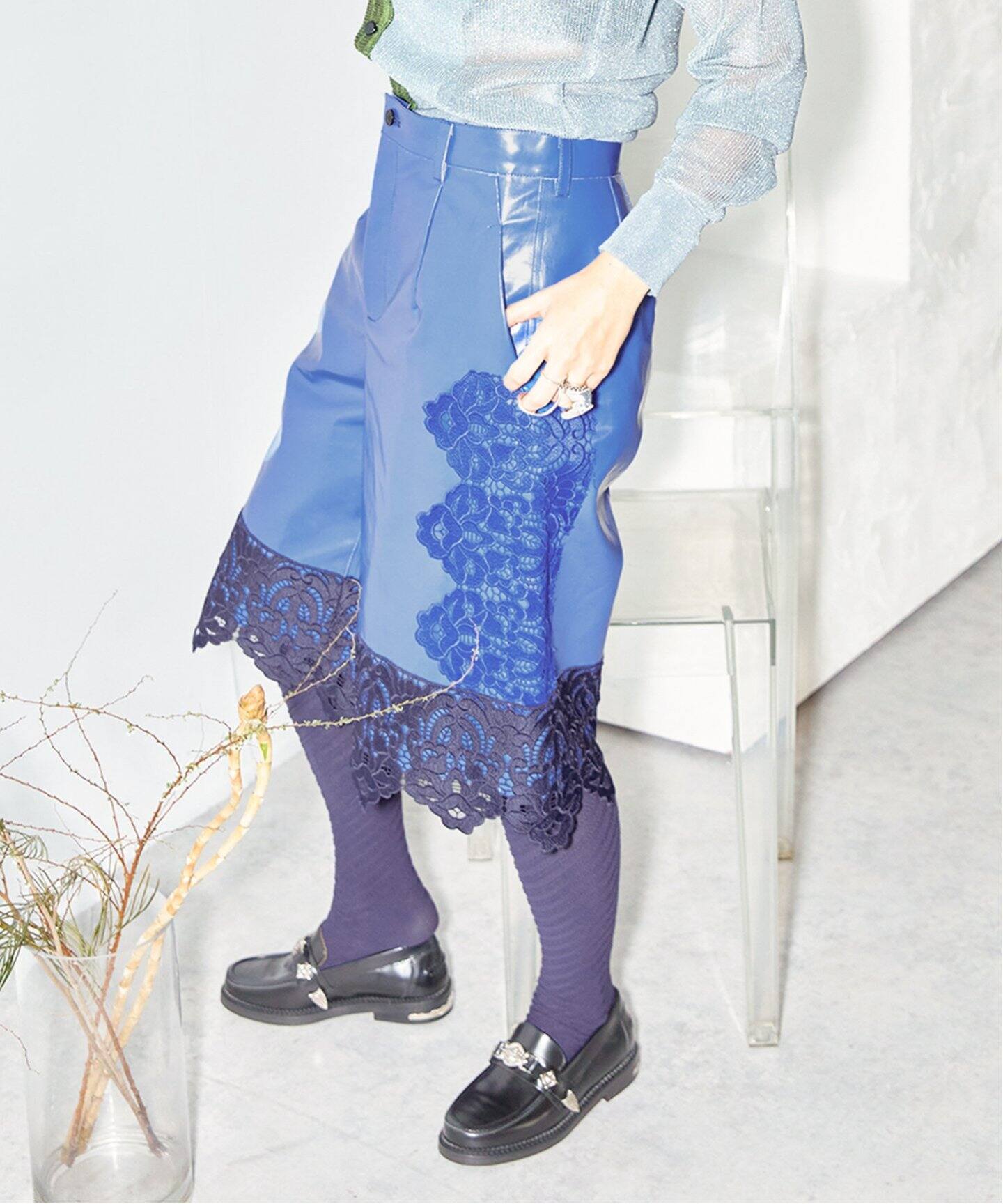 TOGA PULLA/トーガプルラ】Canvas coating ショートパンツ（ショート 