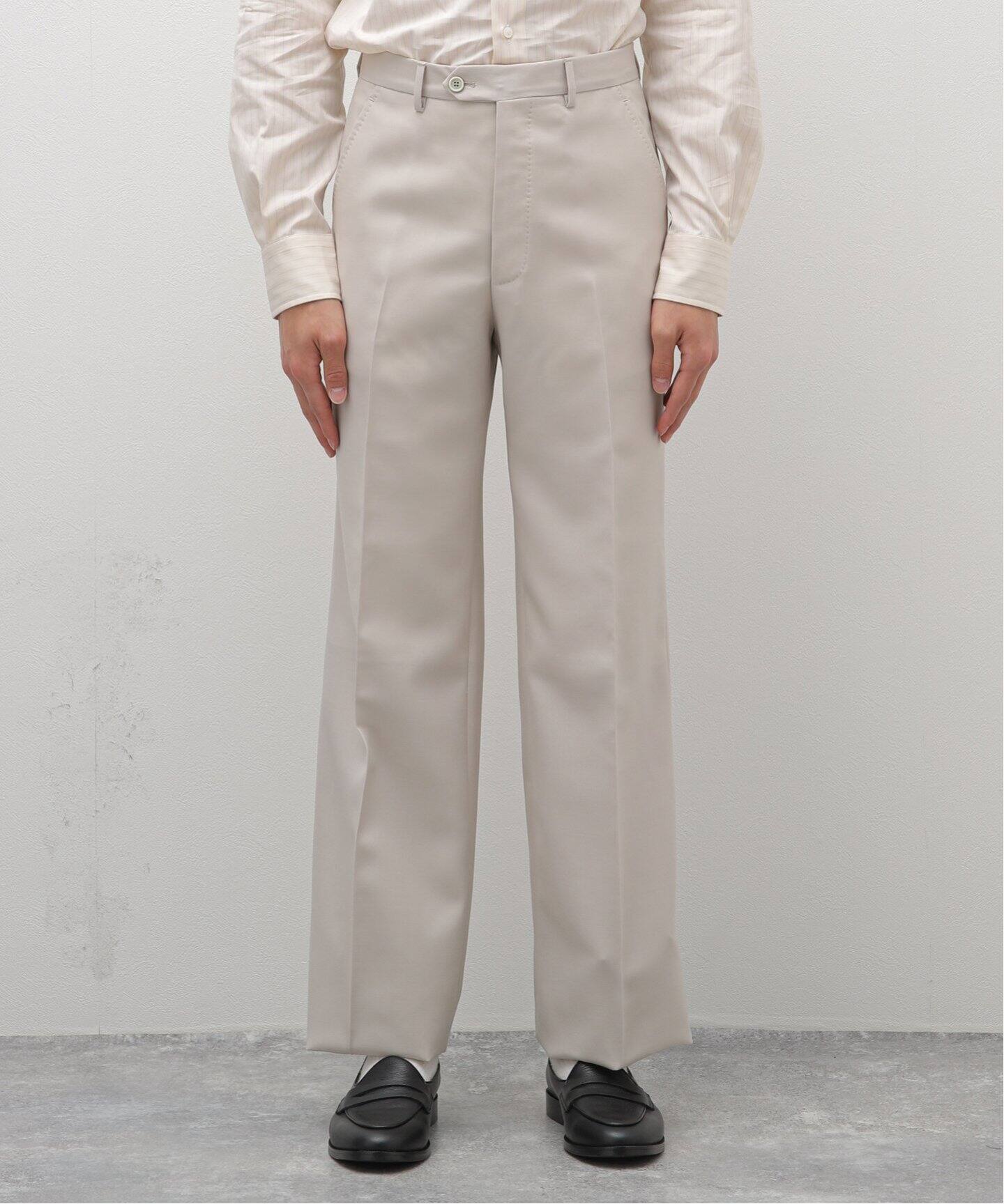 HUSBANDS/ハズバンズ】High Waisted Trousers（スラックス）｜L