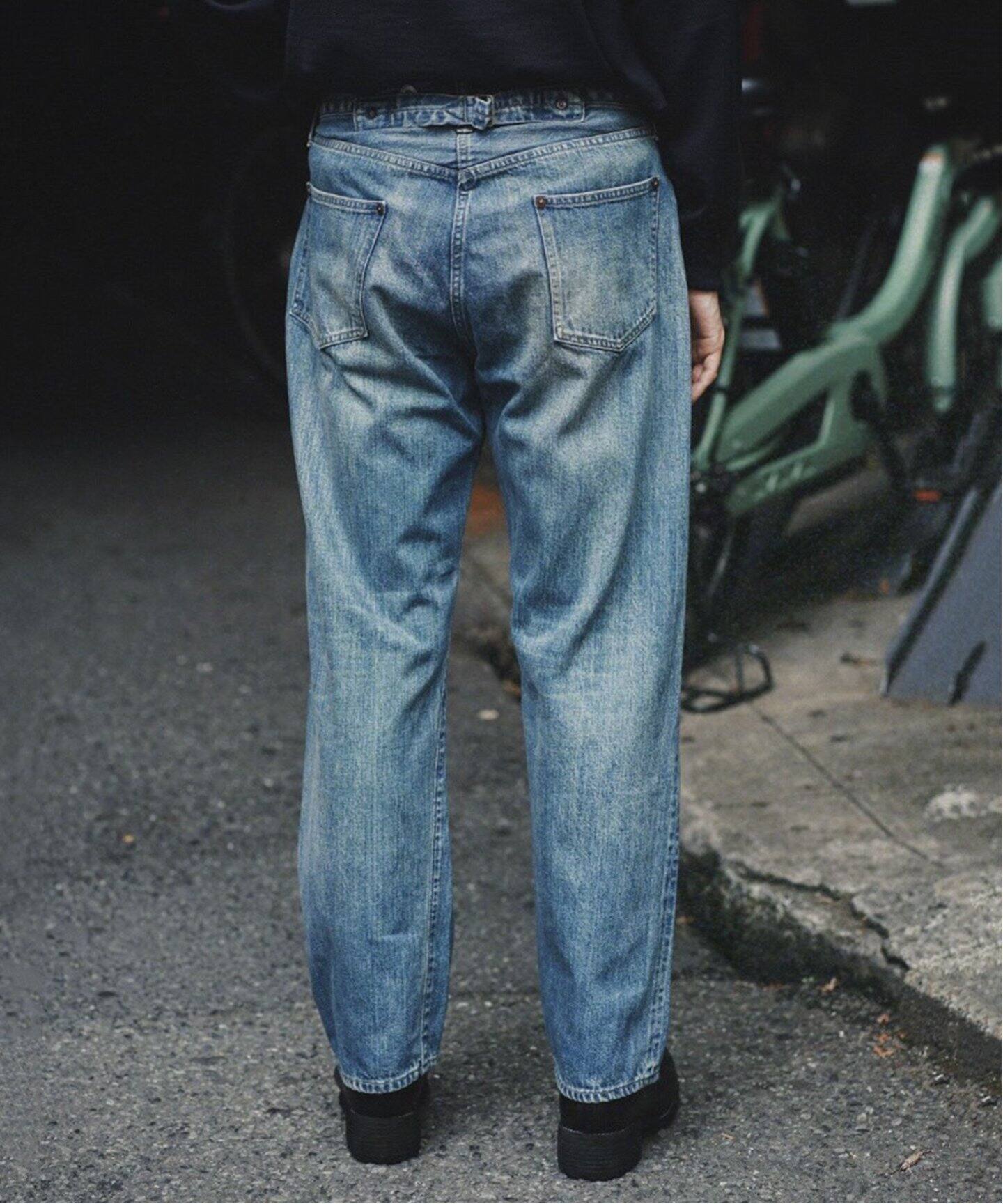 A.PRESSE/アプレッセ】No.2 Washed Denim Pants（デニムパンツ 