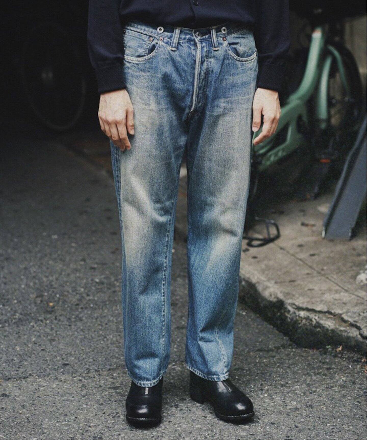 A.PRESSE/アプレッセ】No.2 Washed Denim Pants（デニムパンツ  